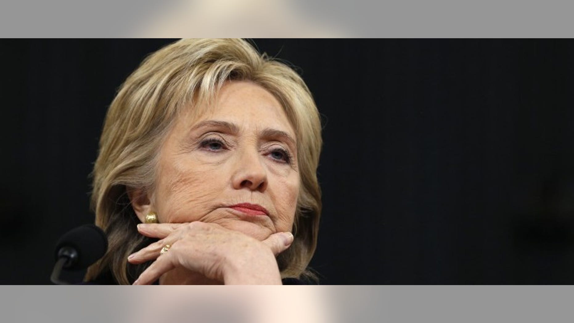 Hillary Clinton listens to a question as she testifies before the House Select Committee on Benghazi, on Capitol Hill in Washington October 22, 2015. REUTERS/Jonathan Ernst