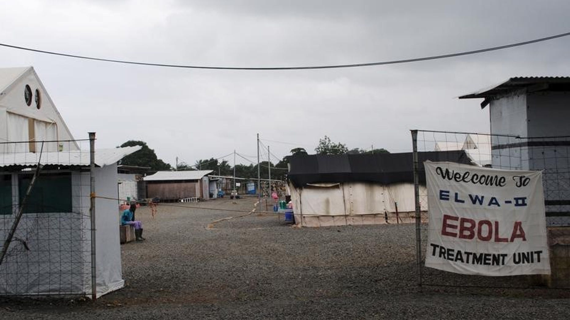 The Ebola virus treatment center where four people are currently being treated is seen in Paynesville, Liberia, July 16, 2015. REUTERS/James Giahyue