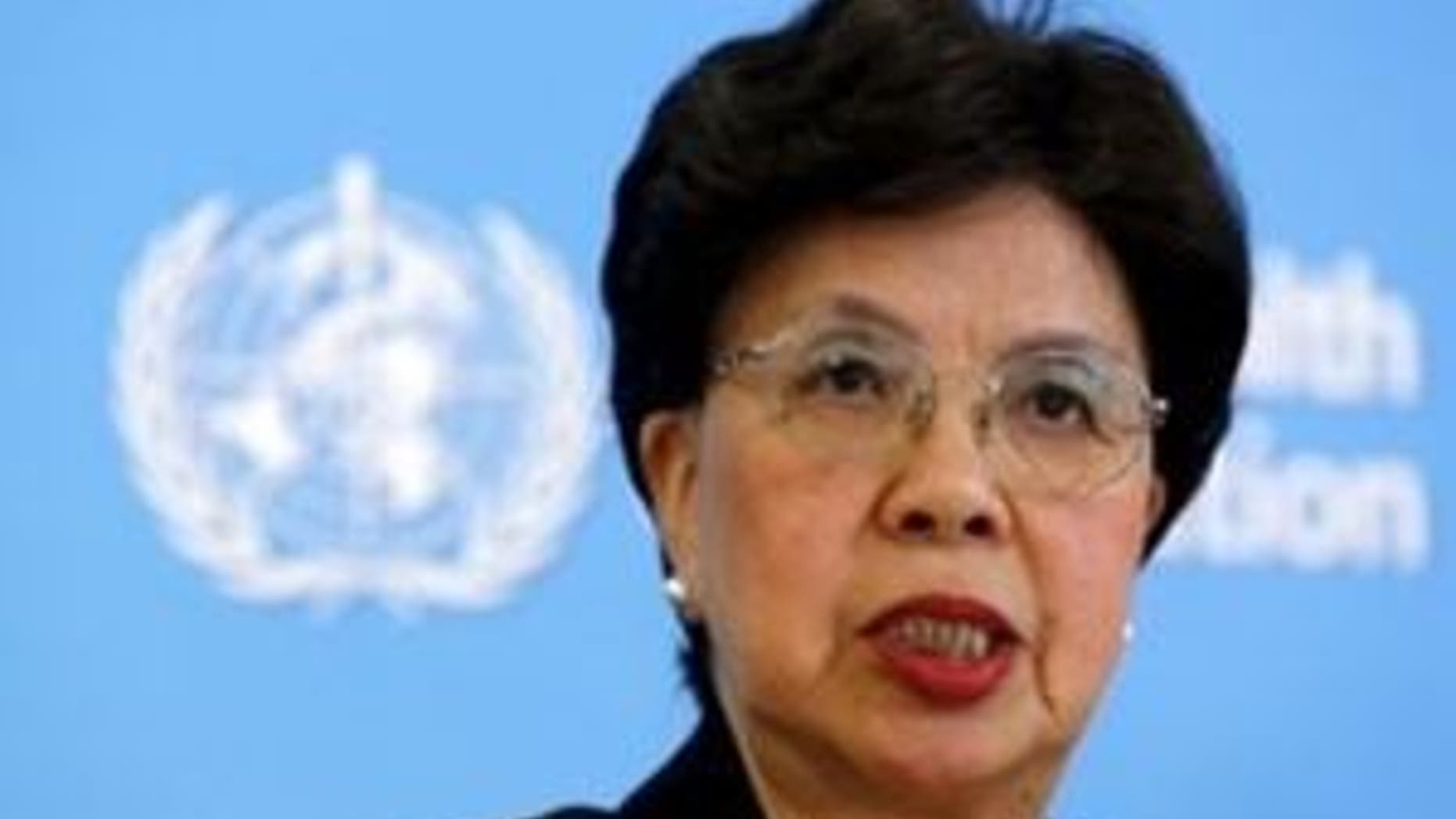 WHO Director-General Chan attends a news conference on Zika in Geneva