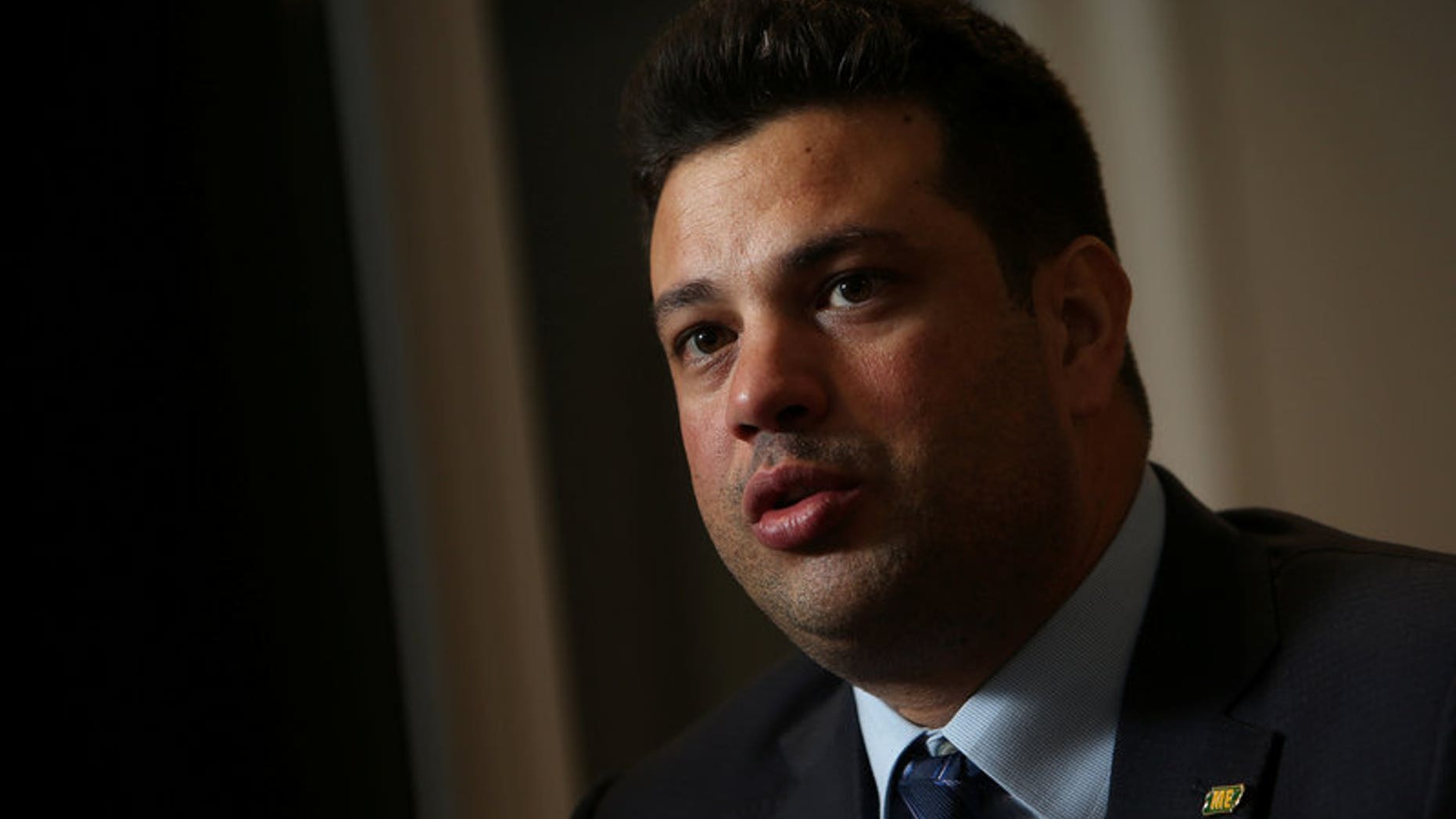 Brazil's Sports Minister Picciani attends an interview with Reuters in Brasilia