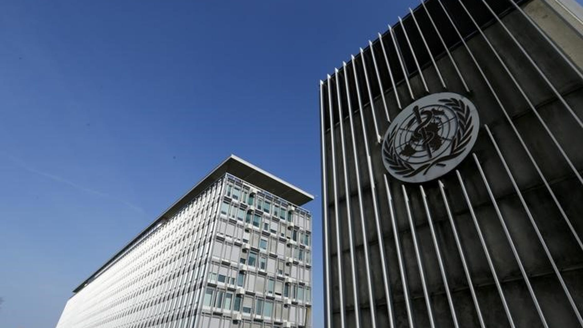 The headquarters of the World Health Organization is pictured in Geneva