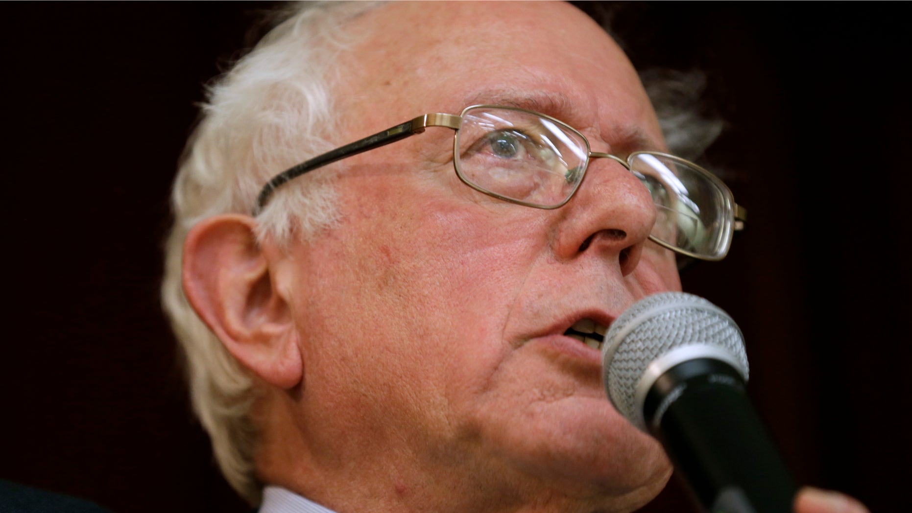 Dec. 16, 2014: Sen. Bernie Sanders, I-Vt., speaks during a town hall meeting in Ames, Iowa.