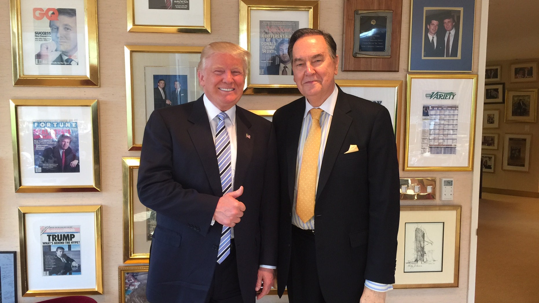Donald Trump and Cal Thomas