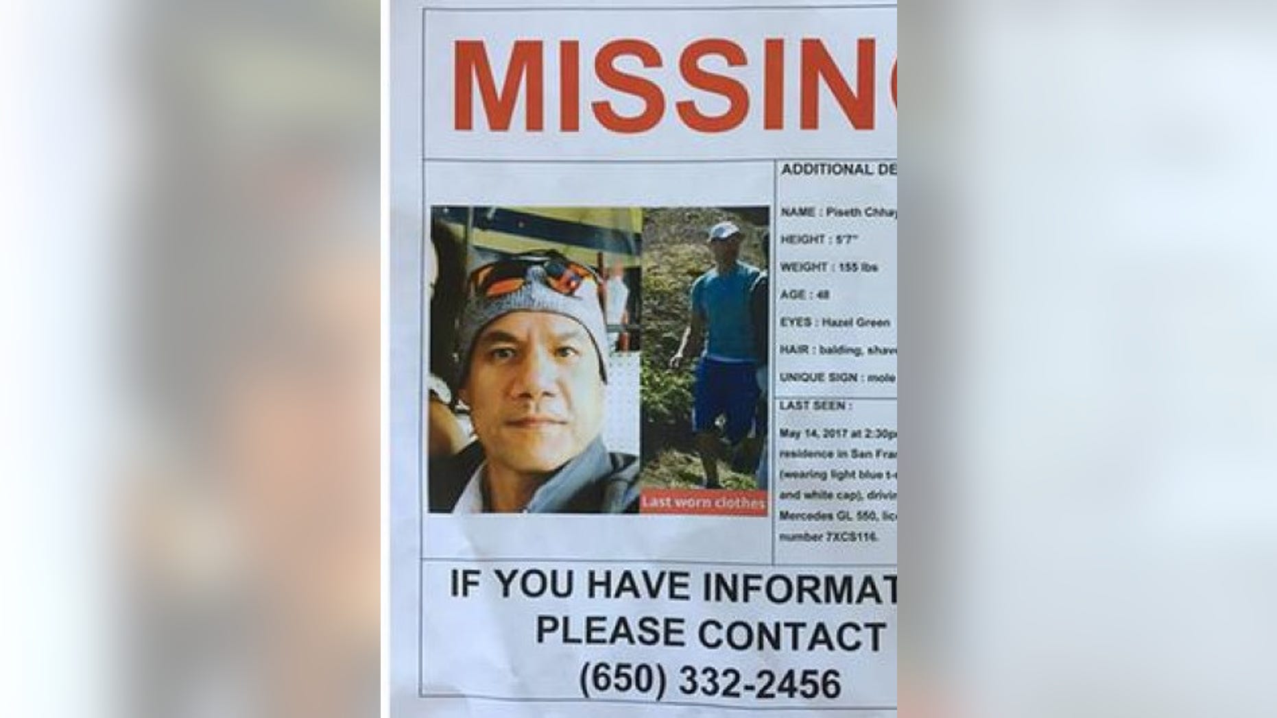 Piseth Chhay, a San Francisco Uber driver, disappeared in May. Investigators believe the human remains discovered at the Hayward warehouse are possibly linked to Chhay. (GoFundMe)