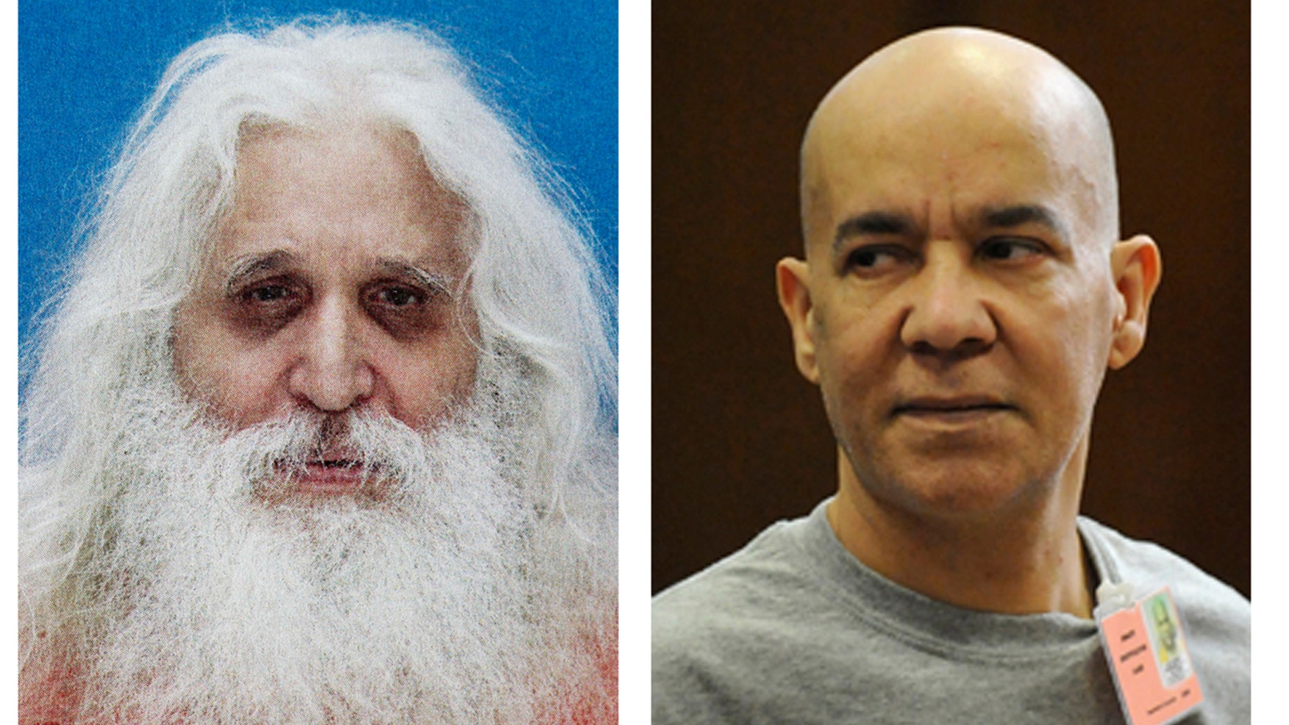 FILE - In this combination of two file photos, convicted child molester Jose Antonio Ramos, left, and Pedro Hernandez, right, who is accused of abducting and killing six-year-old Etan Patz in 1979 are shown. Hernandez could not have murdered Patz, his defense has said. He is mentally ill, and that's why he falsely confessed to choking the boy in the basement of the convenience store where he worked. And another man long suspected in the crime is the true killer - there was just not enough evidence to try him, the defense argues. Testimony about Ramos, whose shadow has loomed large over the ongoing trial, is expected this week. (AP Photo/File)