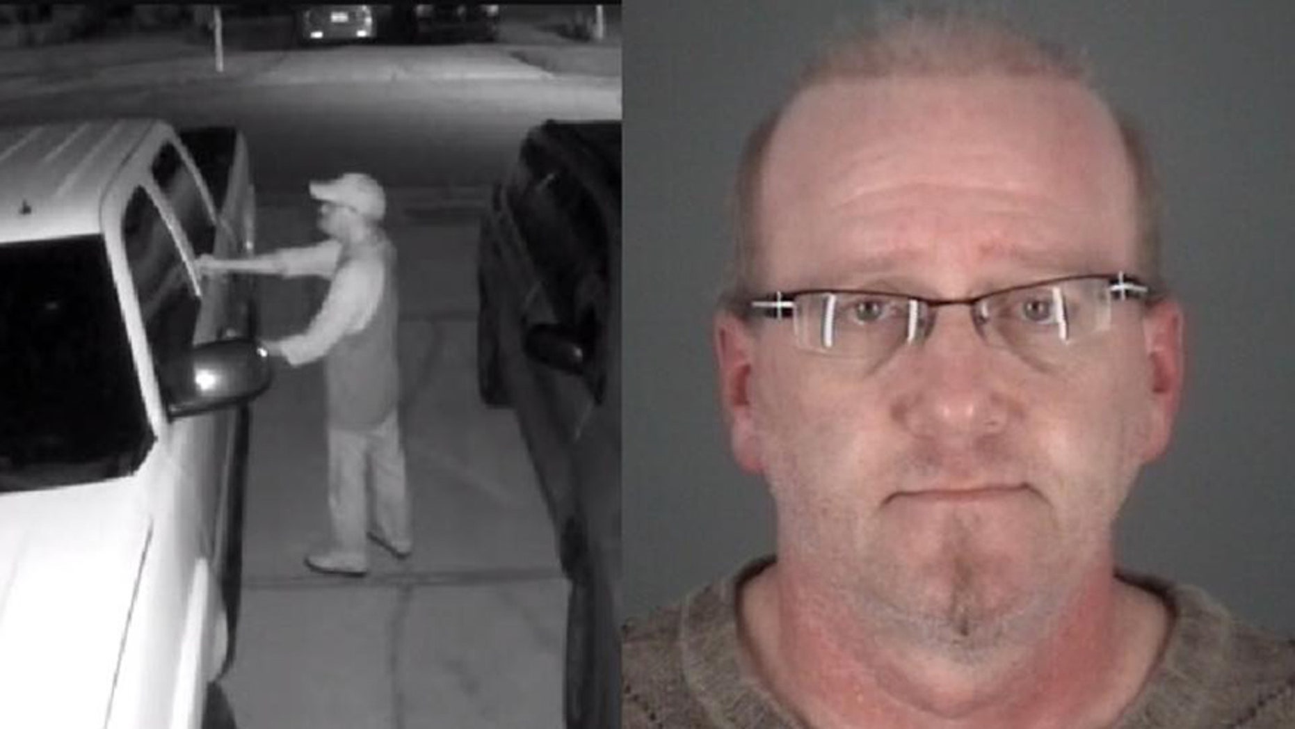 Stephen Titlan, 49, tried to burglarize a vehicle that was full of cops in Tampa, officials said.
