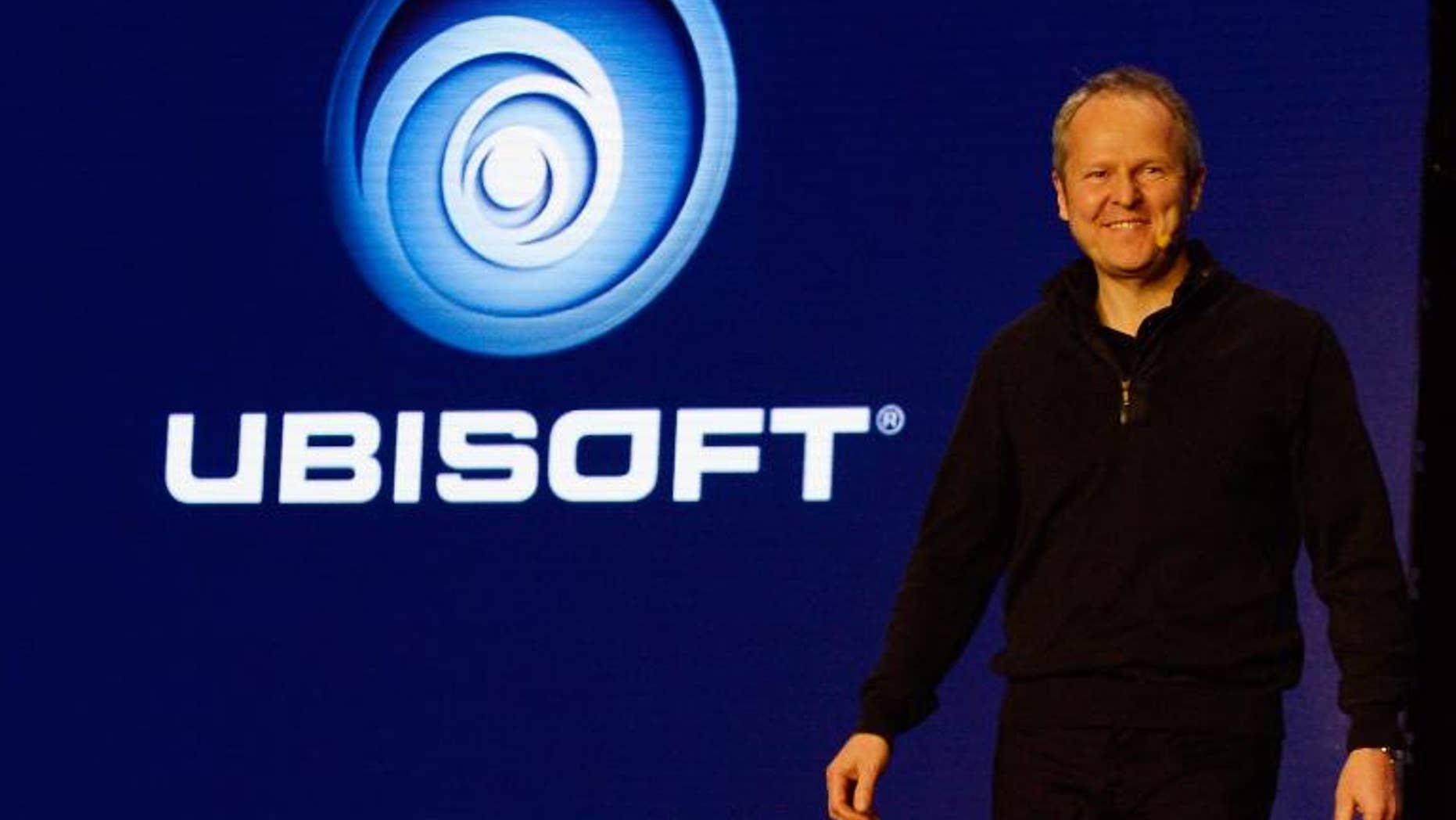 Yves Guillemot, co-founder and CEO of Ubisoft, speaks on June 10, 2013 in Los Angeles, California.