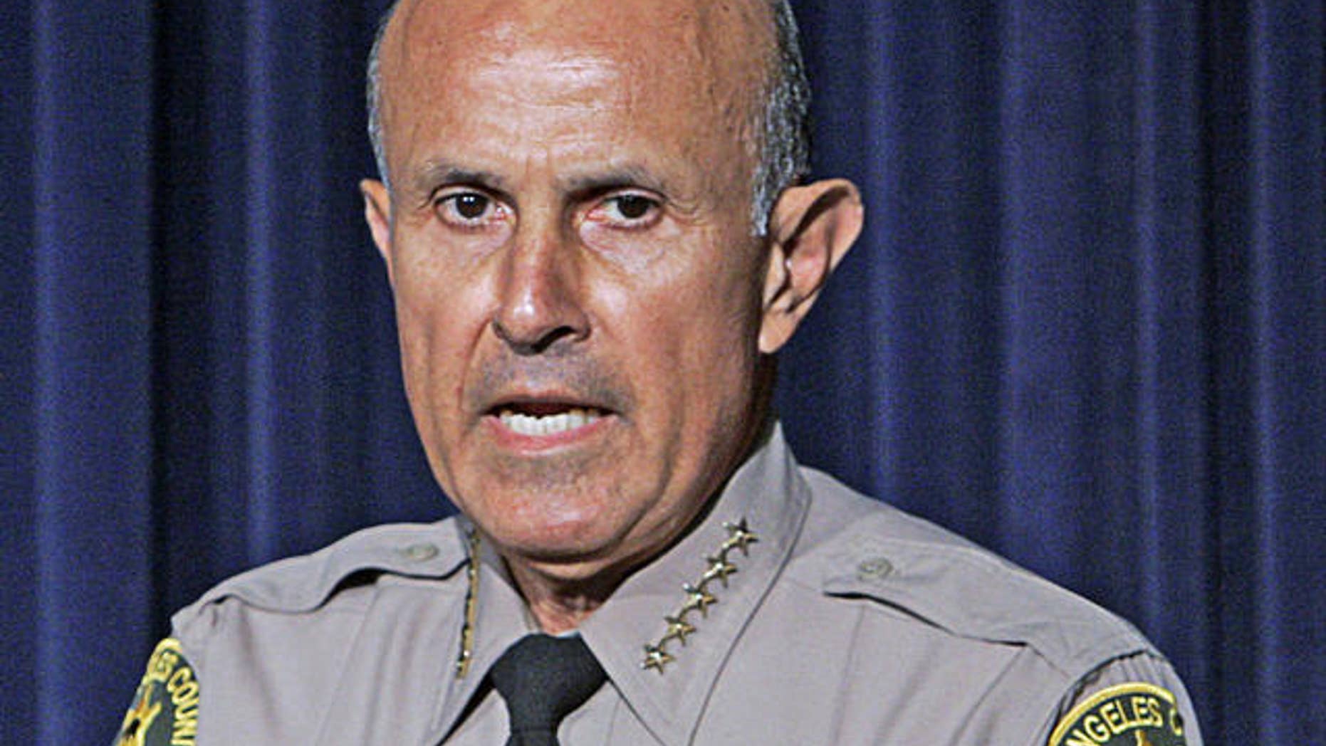 Los Angeles County Sheriff Lee Baca.