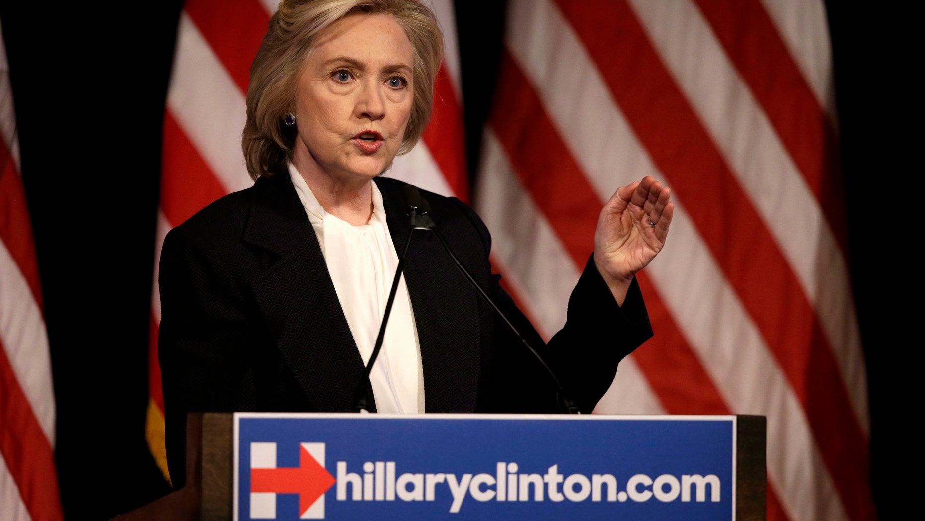 Hillary Rodham Clinton at a campaign event in New York, Monday, July 13, 2015.