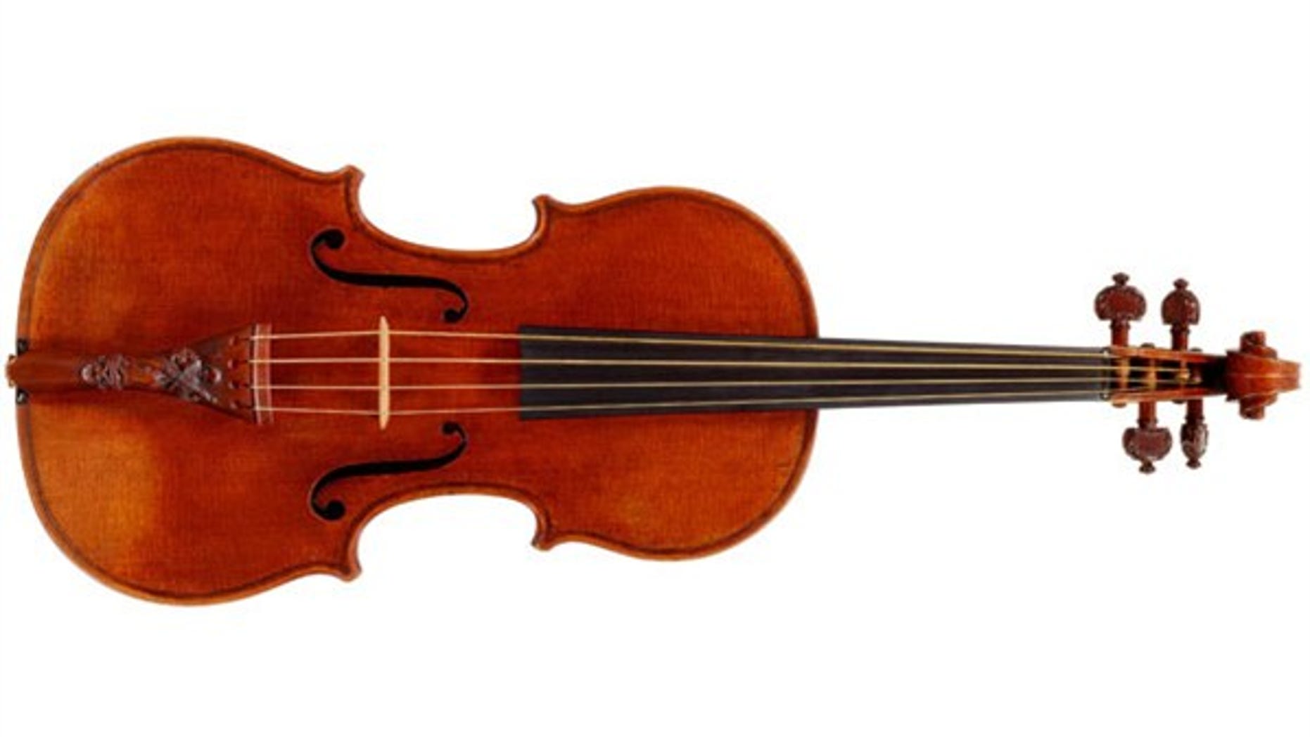 This 1721 Stradivarius violin sold for $16.33 million at auction in 2011. (Reuters)