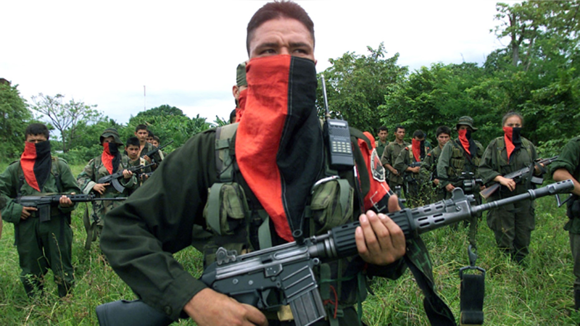 National Liberation Army (ELN) soldiers in the Arauca province of Colombia.