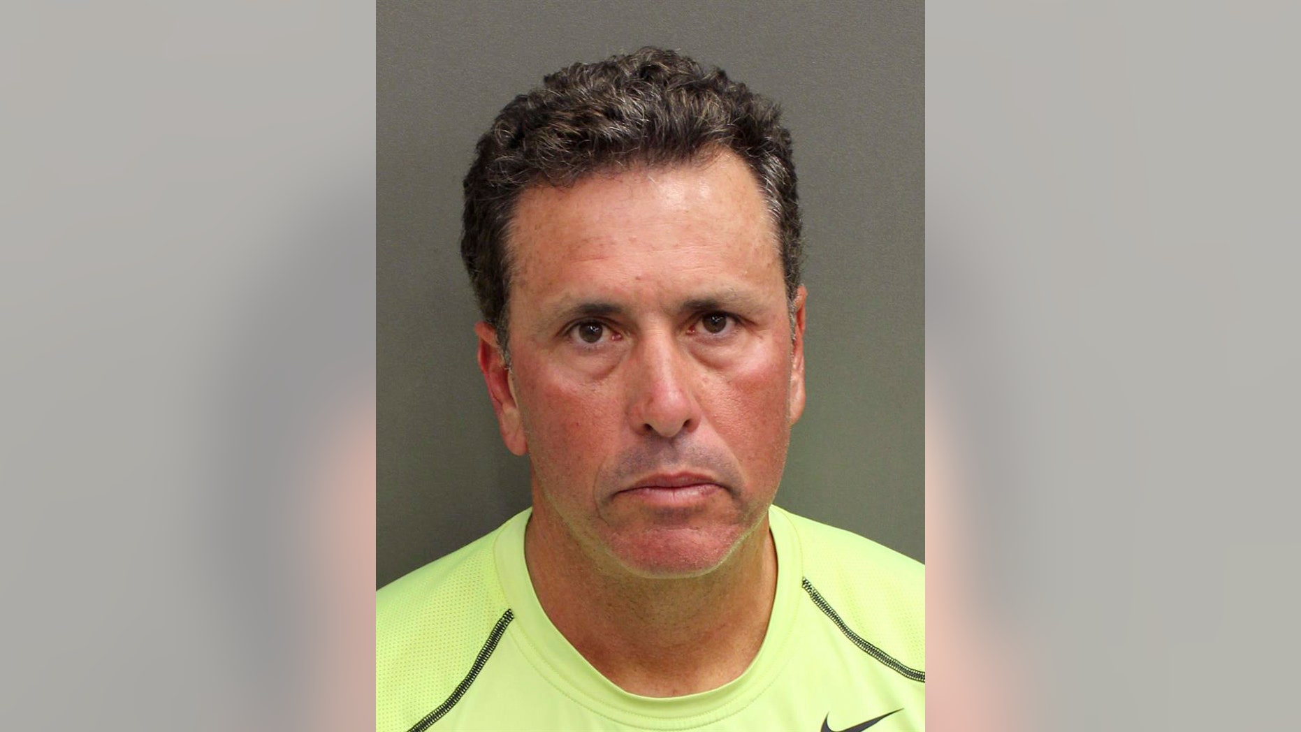 FILE - This undated file photo provided by Orange County Corrections shows Gustavo Falcon, the last of South Florida's "Cocaine Cowboys". Falcon was arrested Wednesday, April 12, 2017, some 26 years after he went on the lam, while on a 40-mile bike ride with his wife near the Orlando suburb where they apparently lived under assumed names. Falcon makes his first court appearance in Miami, Tuesday, April 25, 2017. (Orange County Corrections via AP, File)