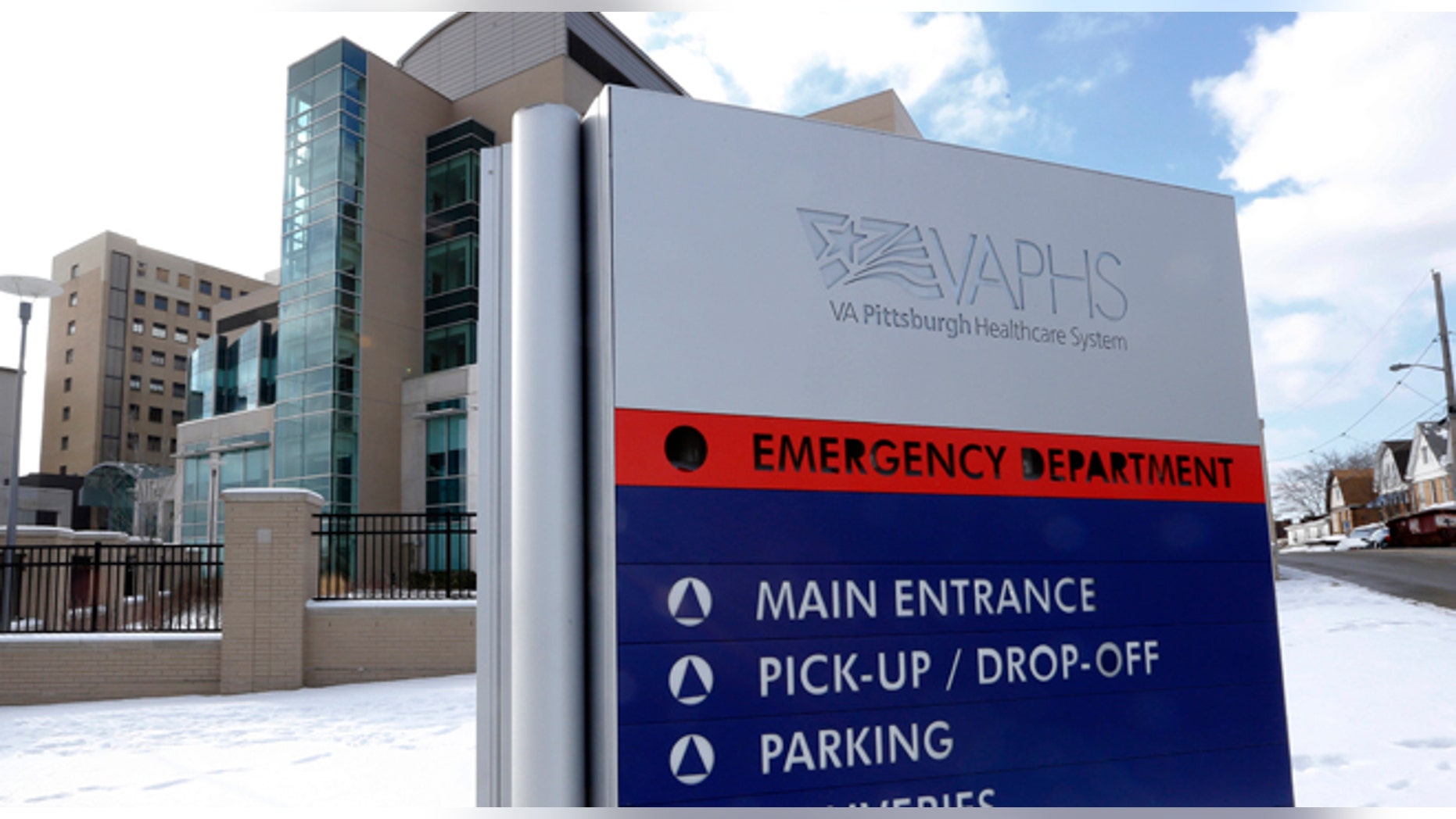 FILE: Feb. 6, 2013: One of two Veterans Affairs hospital in Pittsburgh in which veterans fell ill from Legionnaires’ disease. Pittsburgh, Pa.