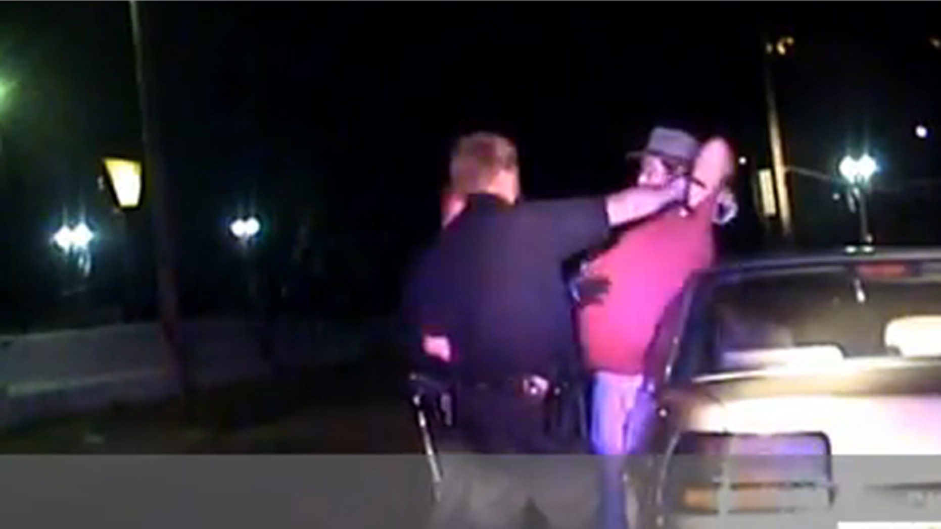 A video obtained by a gun rights group shows a Canton police officer grow irate during an arrest.