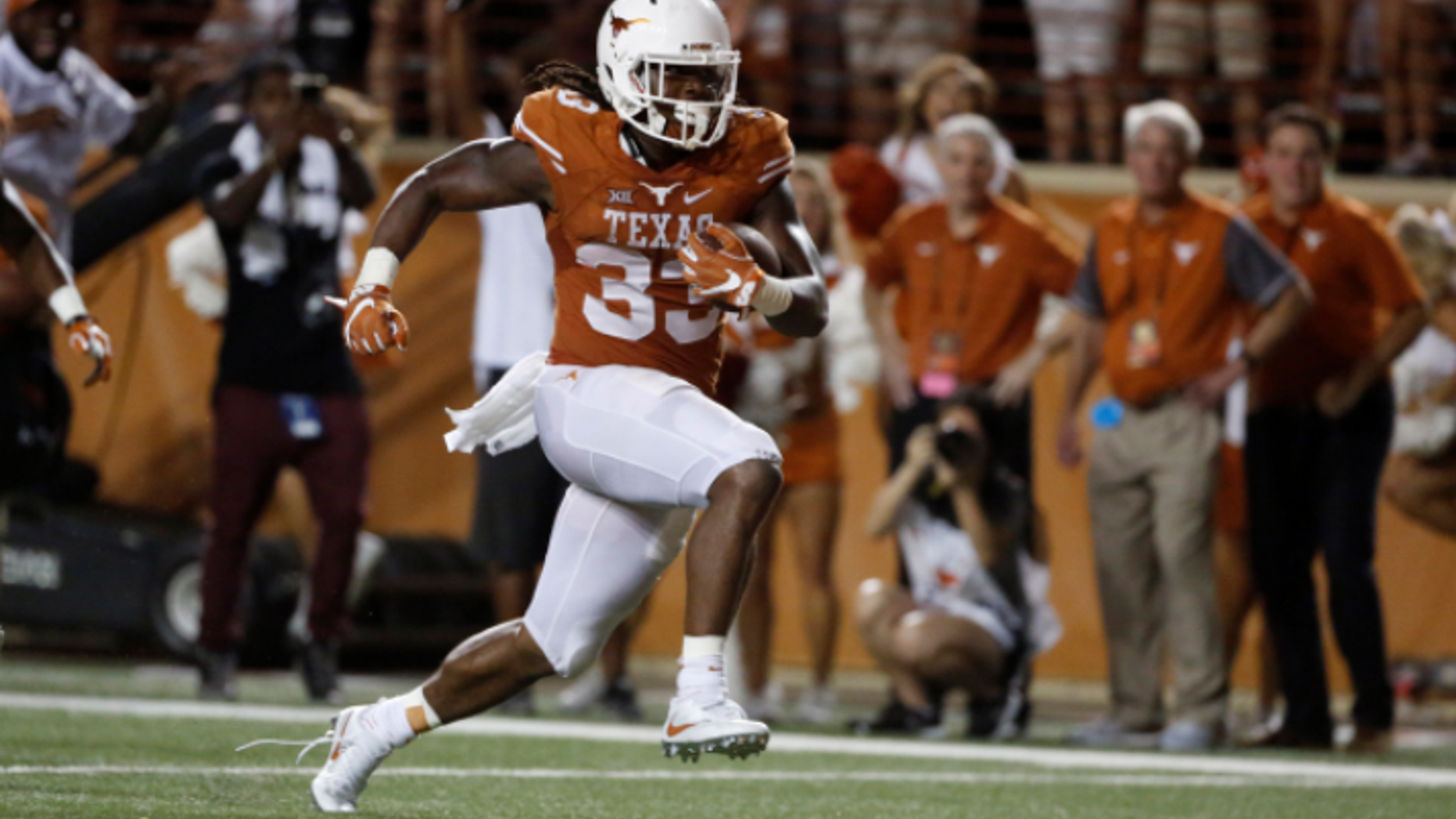 Houston Texans running back D'Onta Foreman was arrested in Austin Sunday on drug and weapon charges.