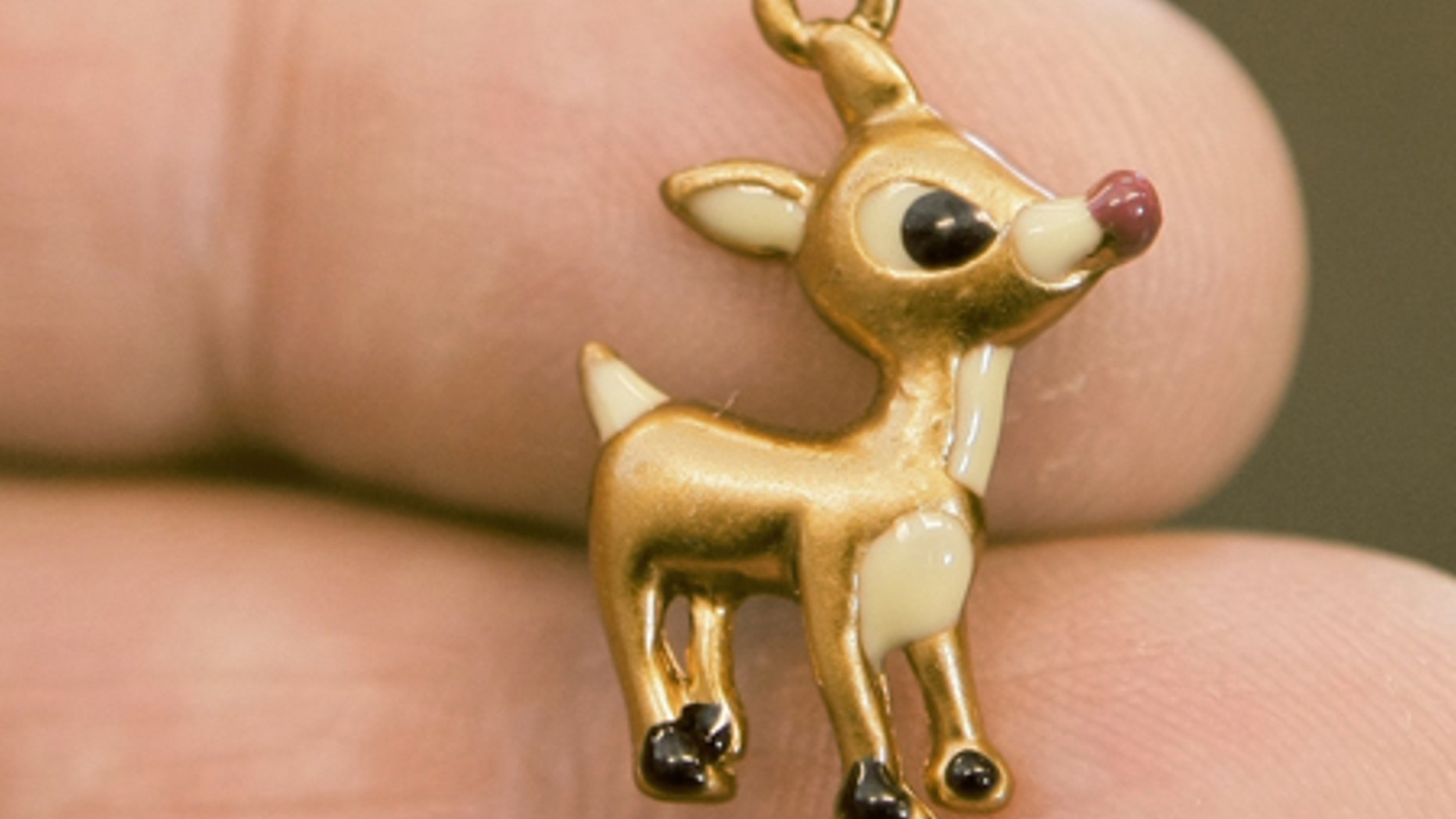 A Rudolph charm, which contains the heavy metal cadmium.