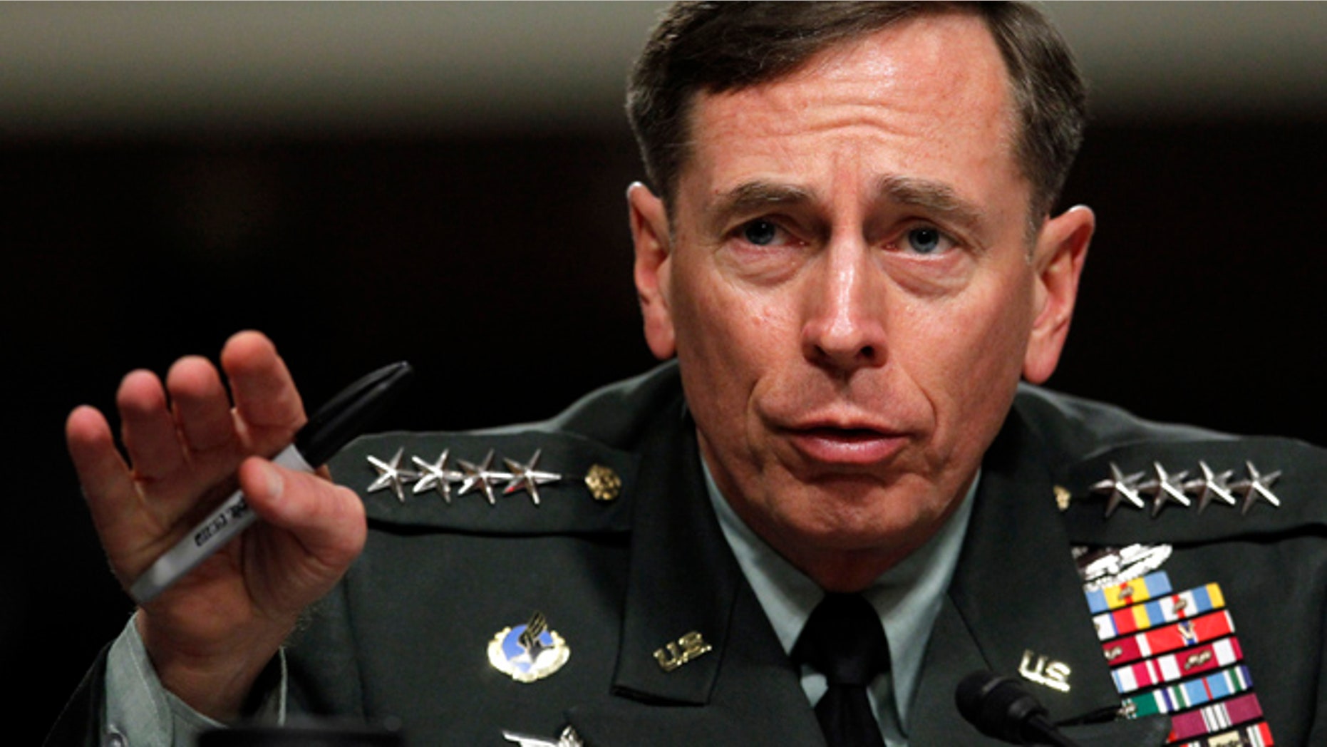 June 29, 2012: Gen. David Petraeus testifies before the Senate Armed Services Committee on Capitol Hill in Washington.