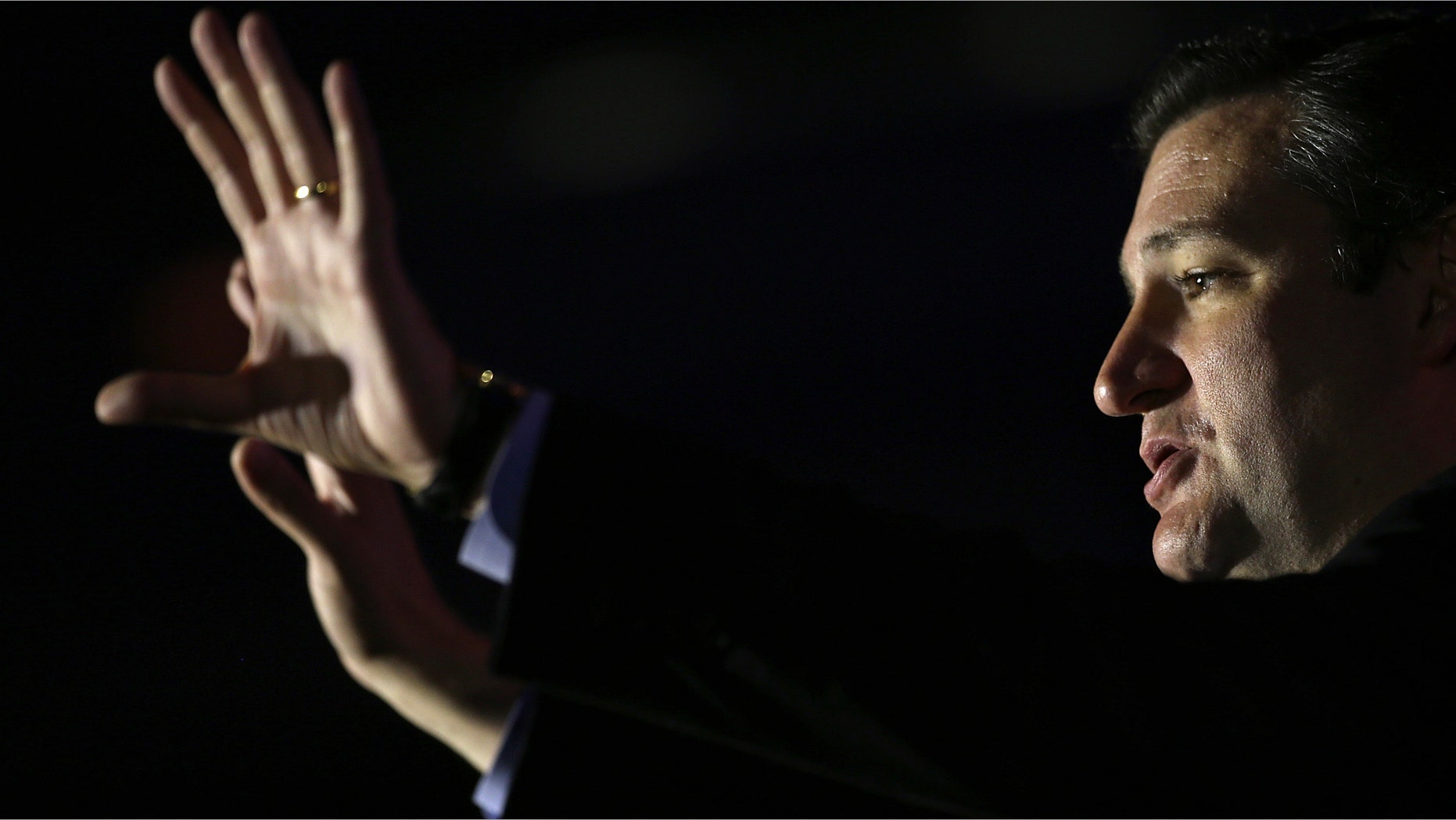 NEW ORLEANS, LA - MAY 31: U.S. Senator Ted Cruz (R-TX) speaks during the final day of the 2014 Republican Leadership Conference on May 31, 2014 in New Orleans, Louisiana. Leaders of the Republican Party spoke at the 2014 Republican Leadership Conference which hosted 1,500 delegates from across the country. (Photo by Justin Sullivan/Getty Images)