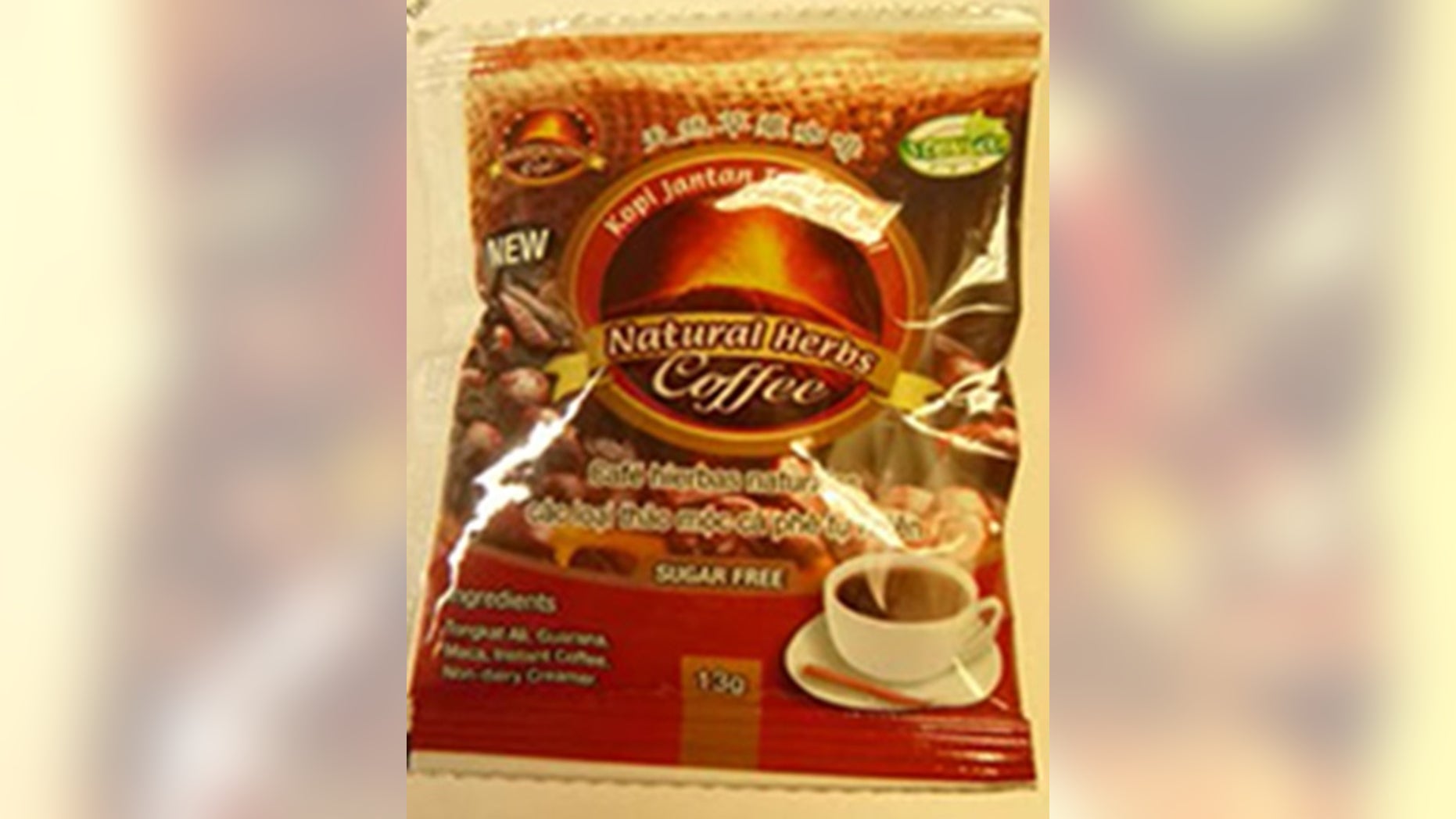 Bestherbs Coffee LLC has recalled all of its “New of Kopi Jantan Tradisional Natural Herbs Coffee” after the Food and Drug Administration found an ingredient similar to one found in Viagra, a drug for men that helps with their erectile dysfunction.