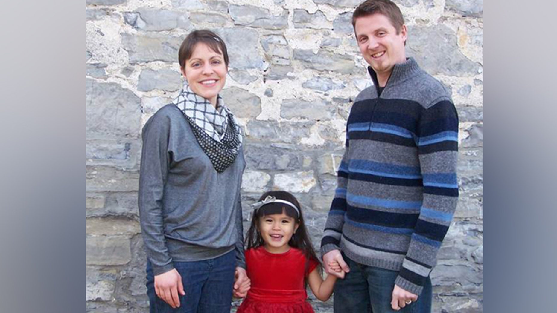 Stephanie and Ben Hawkins conceived their daughter using a donor embryo.