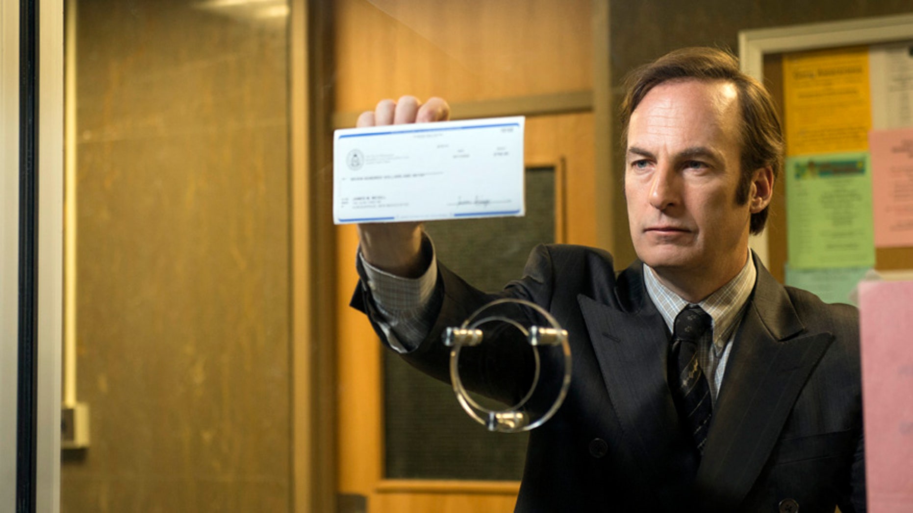 Bob Odenkirk as Saul Goodman in the upcoming "Breaking Bad" spinoff "Better Call Saul."