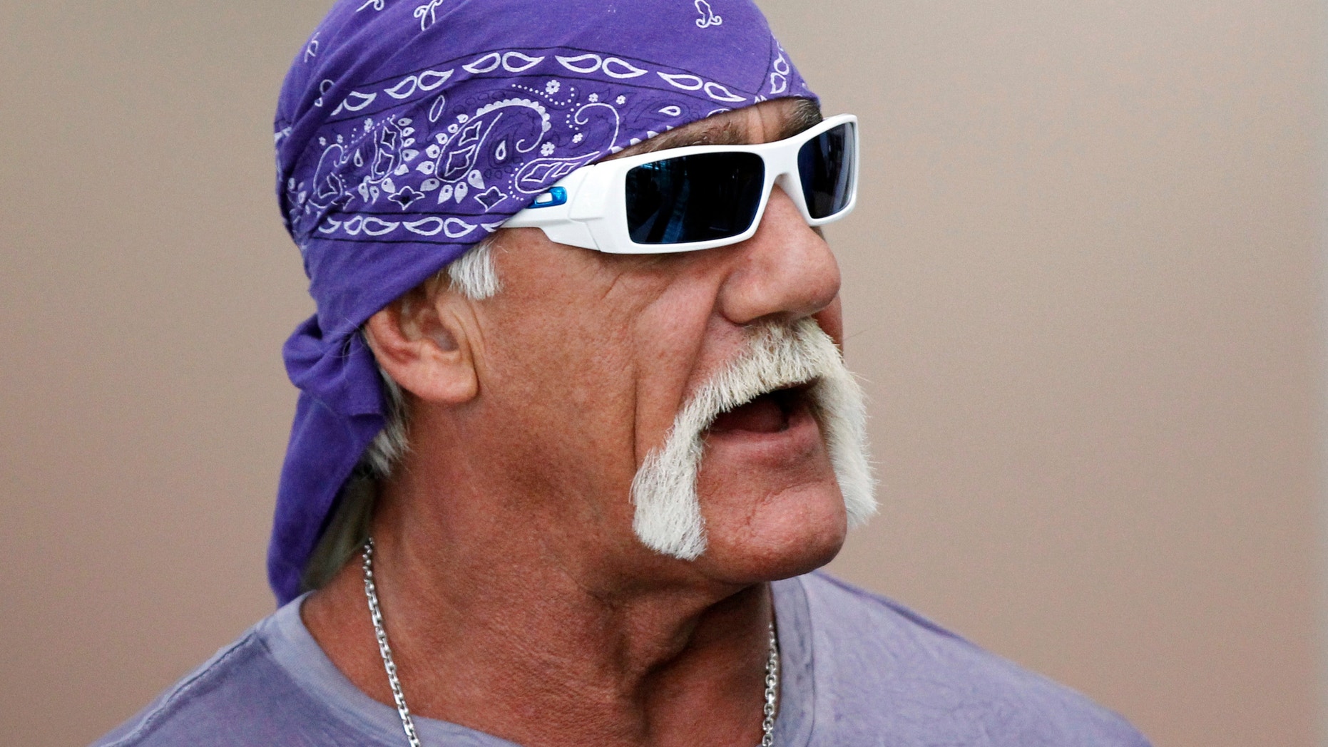 Hulk Hogan attends the Electronic Entertainment Expo in Los Angeles on June 7, 2011.