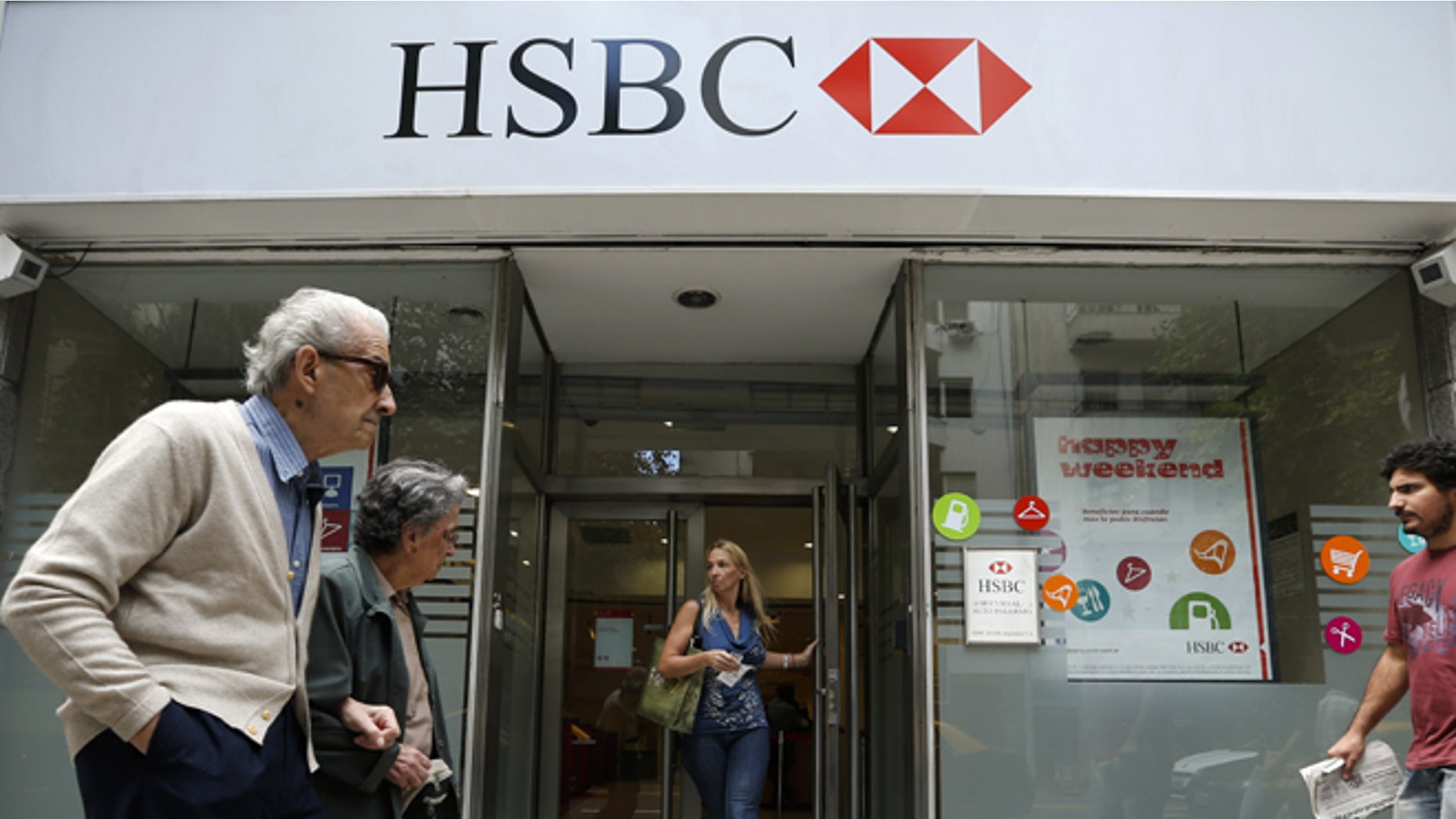 An HSBC branch in Buenos Aires, Argentina.