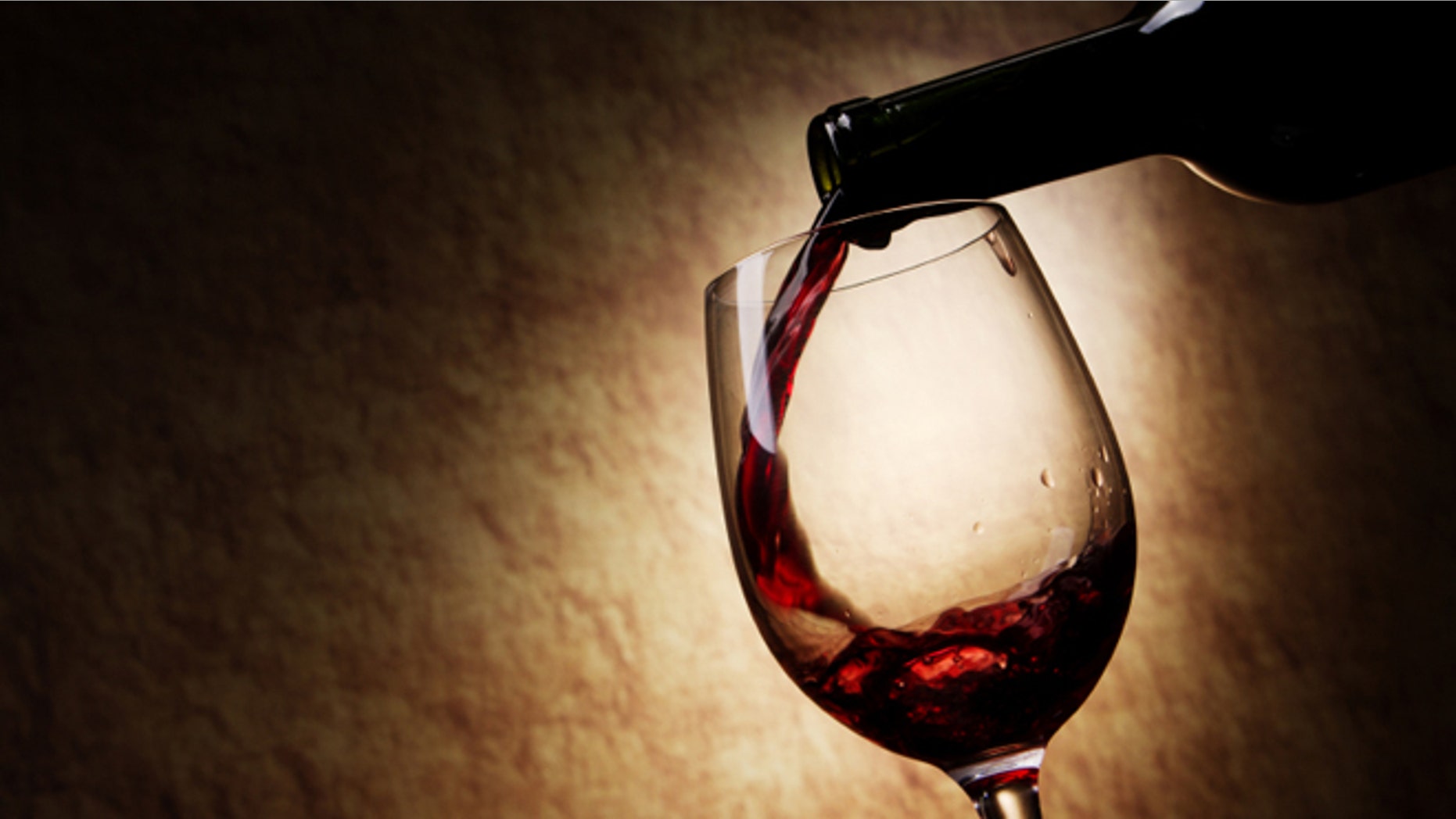 Red Wine glass and Bottle