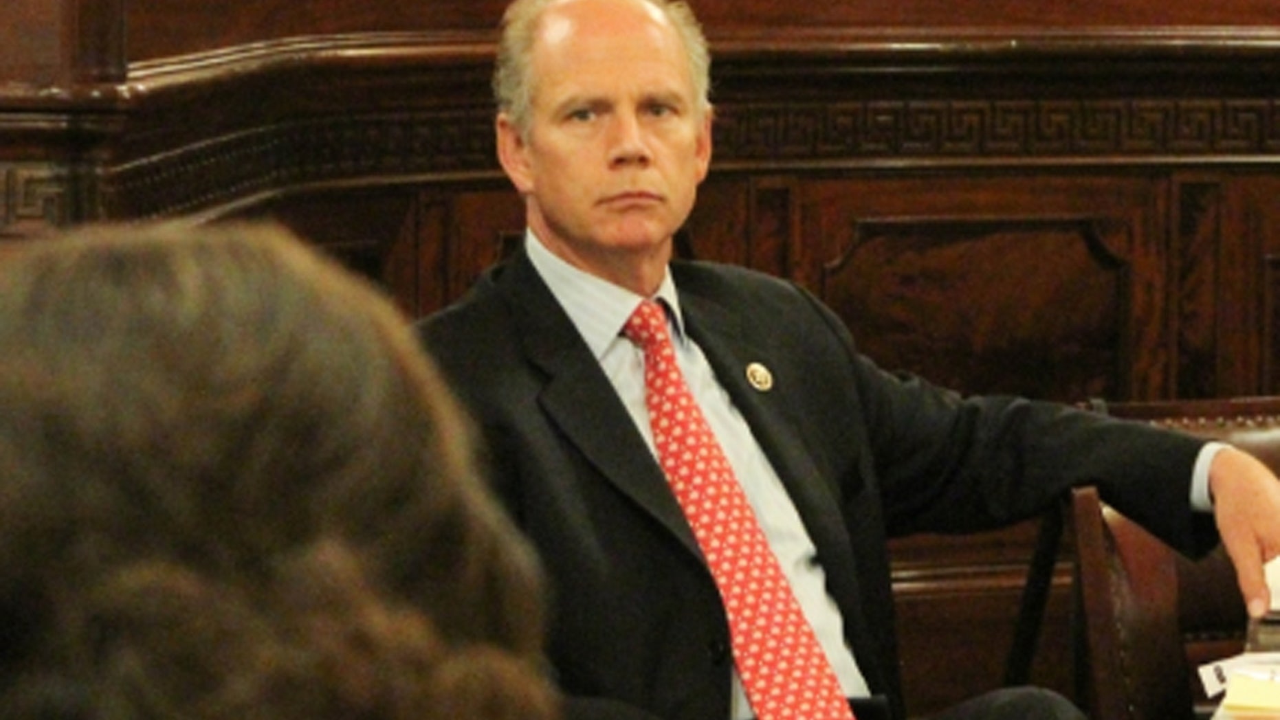 Rep. Dan Donovan, R-NY, is one of several representatives who bunk overnight in their offices.