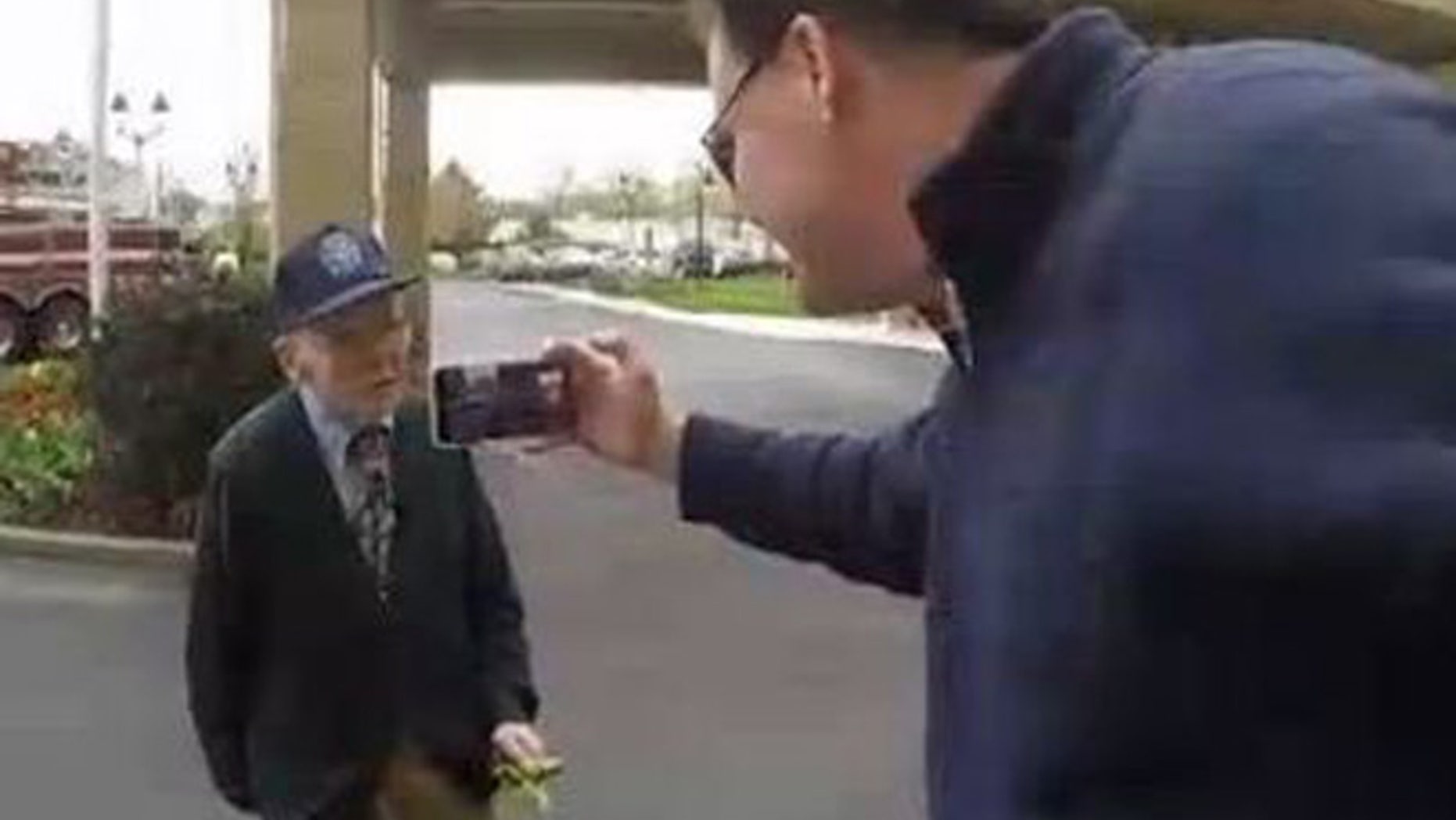 Bill Grun decided to become a fireman at 97.