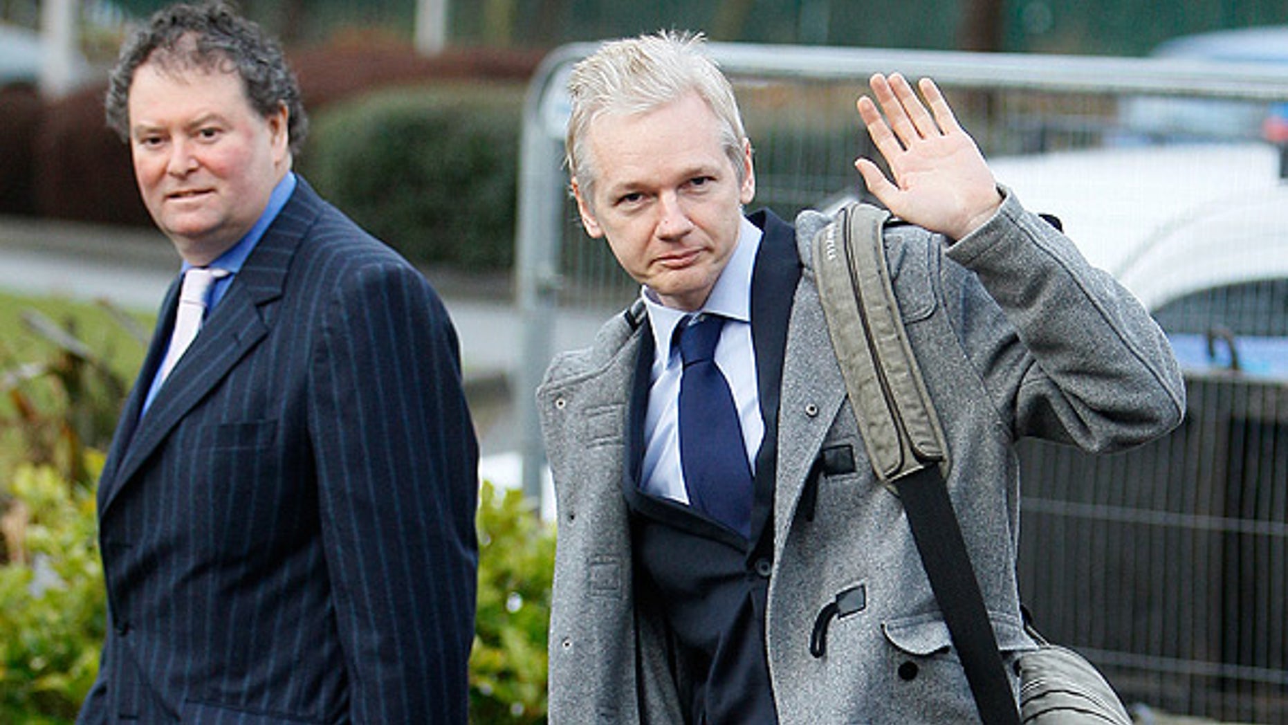 Jan. 11: WikiLeaks founder Julian Assange arrives at Belmarsh Magistrate's court in London for his extradition hearing.