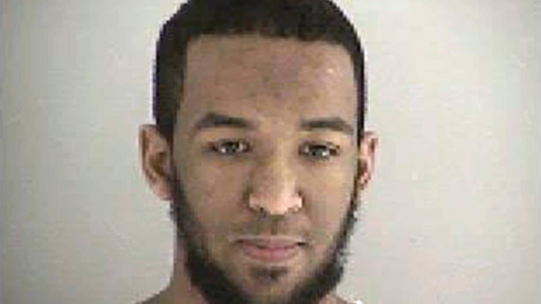 FILE – This undated file photo provided by the Butler County Jail in Hamilton, Ohio, shows Munir Abdulkader of West Chester Township. Munir Abdulkader is scheduled to be sentenced Wednesday, Nov. 23, 2016, for plotting attacks against a U.S. military official and a police station. (Butler County Jail via AP, File)