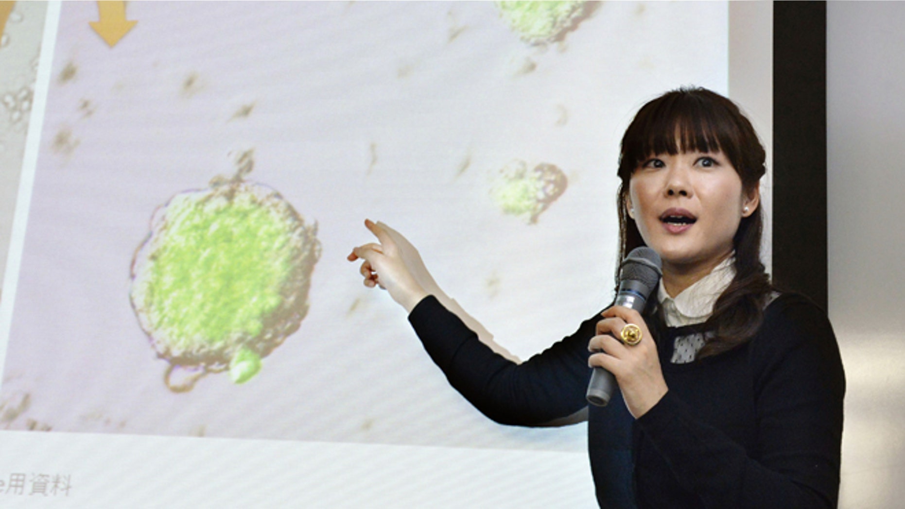 Japanese government-funded laboratory Riken Center for Development Biology researcher Haruko Obokata.