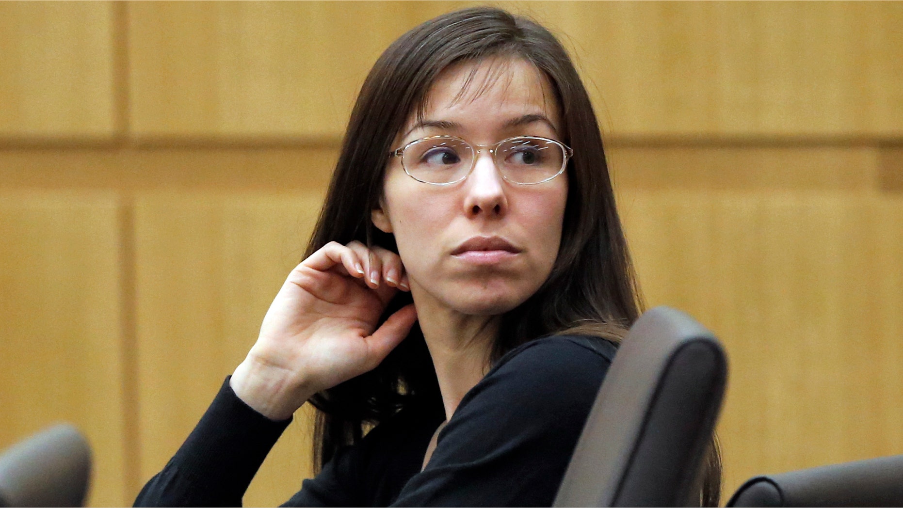 Jodi Arias appearing for her trial in Maricopa County Superior court in Phoenix, on Jan. 9, 2013.