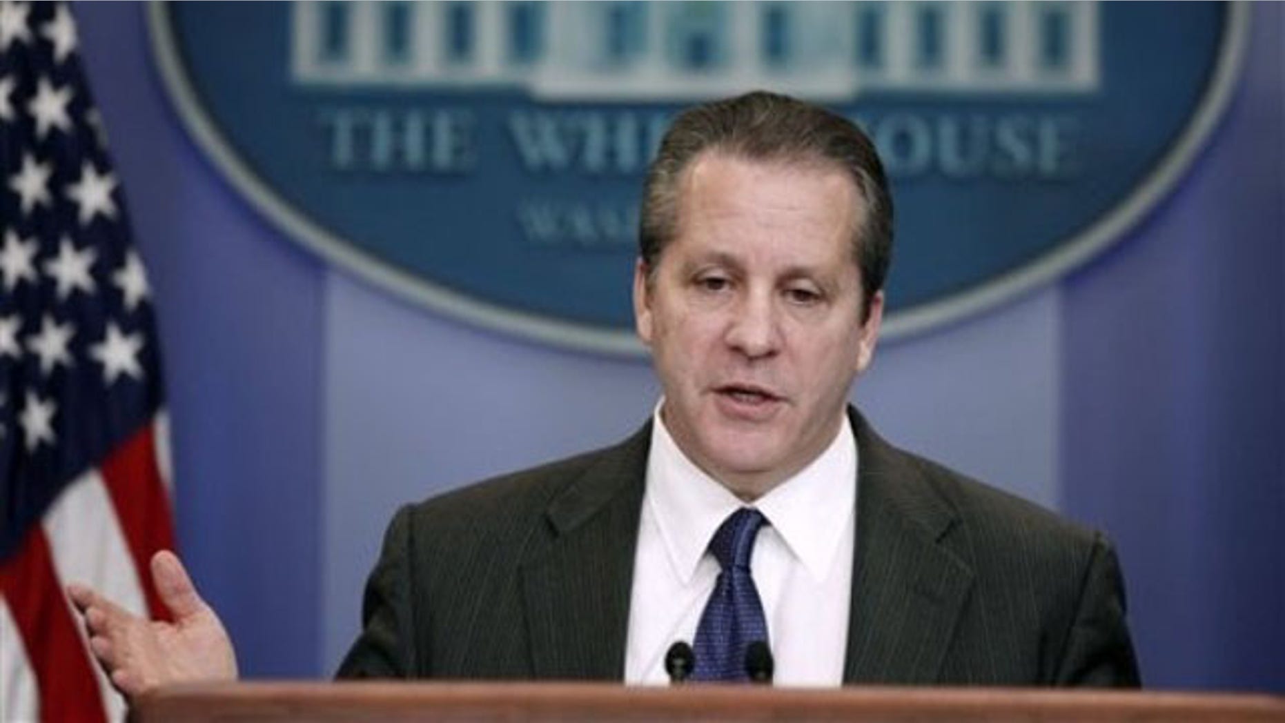 FILE: Feb. 4, 2013: Gene Sperling, director of the National Economic Council, speaks at the White House.