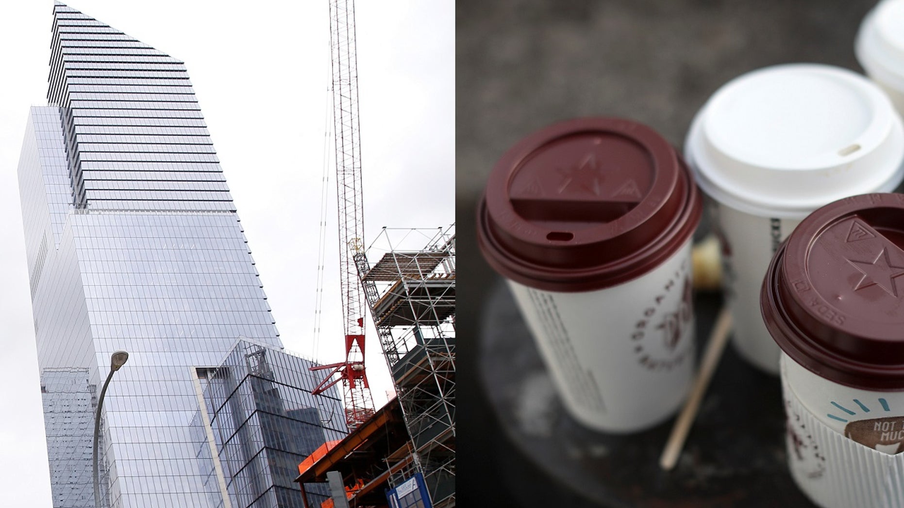 A lawsuit filed Monday by Hudson Yards Construction LLC alleged that union workers were paid more than $40 an hour to deliver coffee.