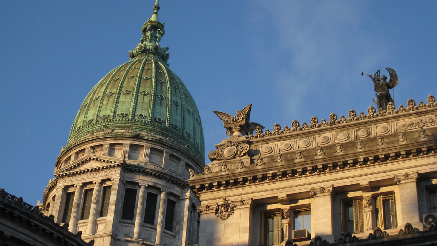 Congress building is home to the Eva Peron Salon where women could congregate away from men and talk over matters without their interference.