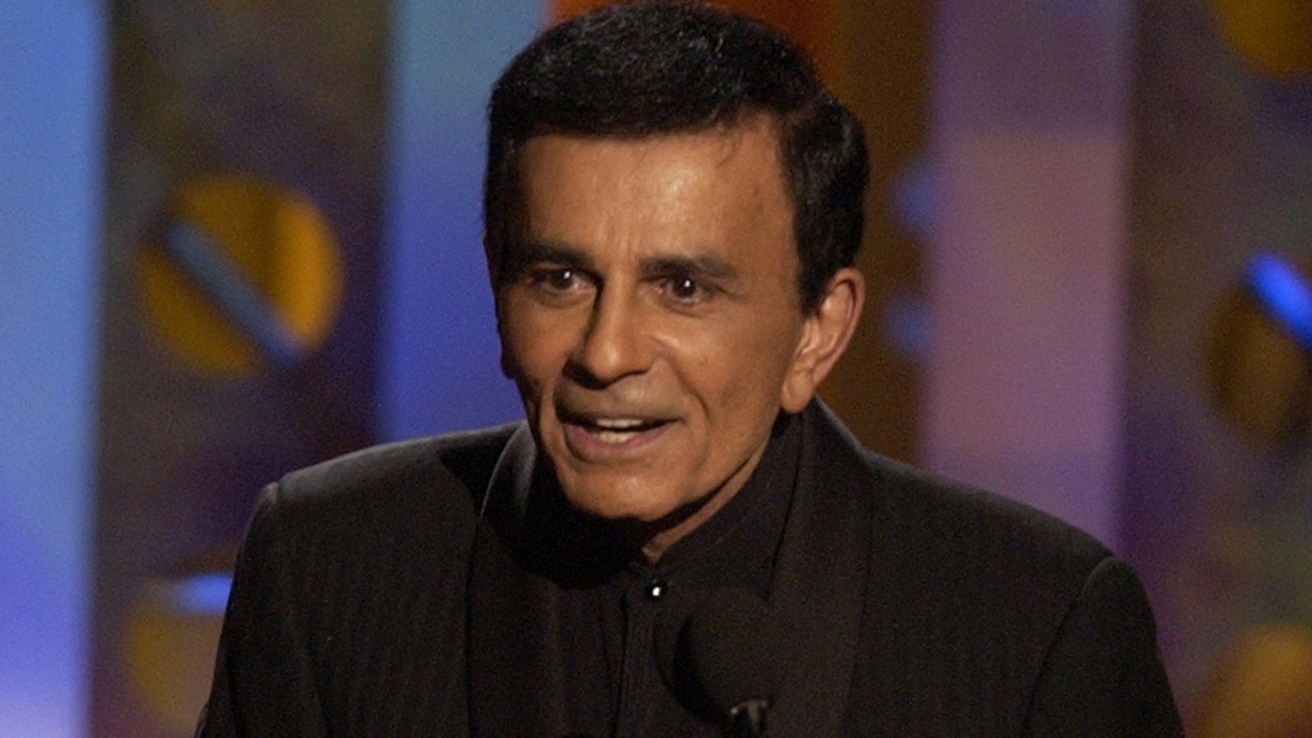 October 27, 2003. Casey Kasem accepts a radio icon award during the Radio Music Award at the Aladdin Hotel in Las Vegas