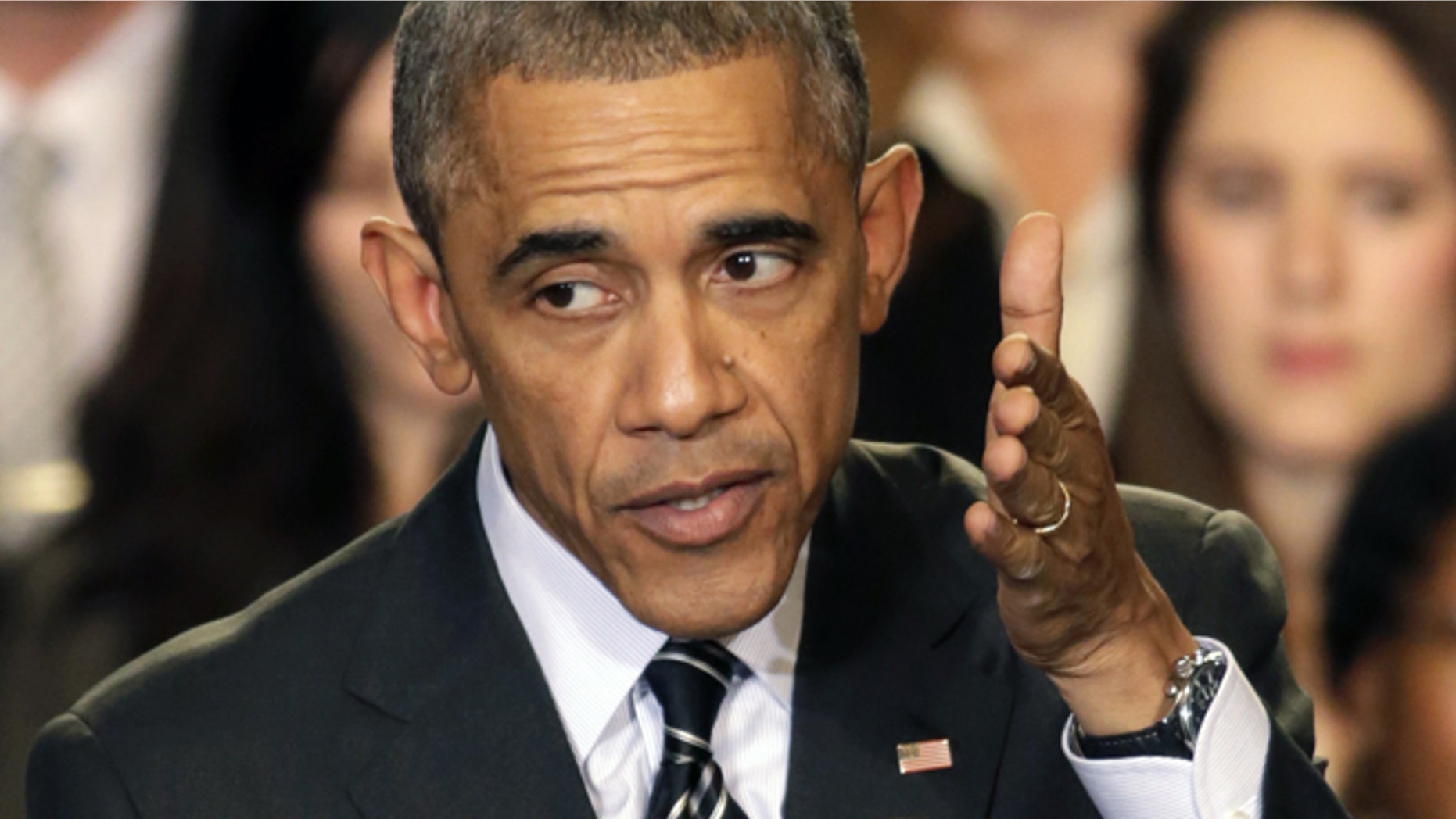 President Obama speaks in Chicago.