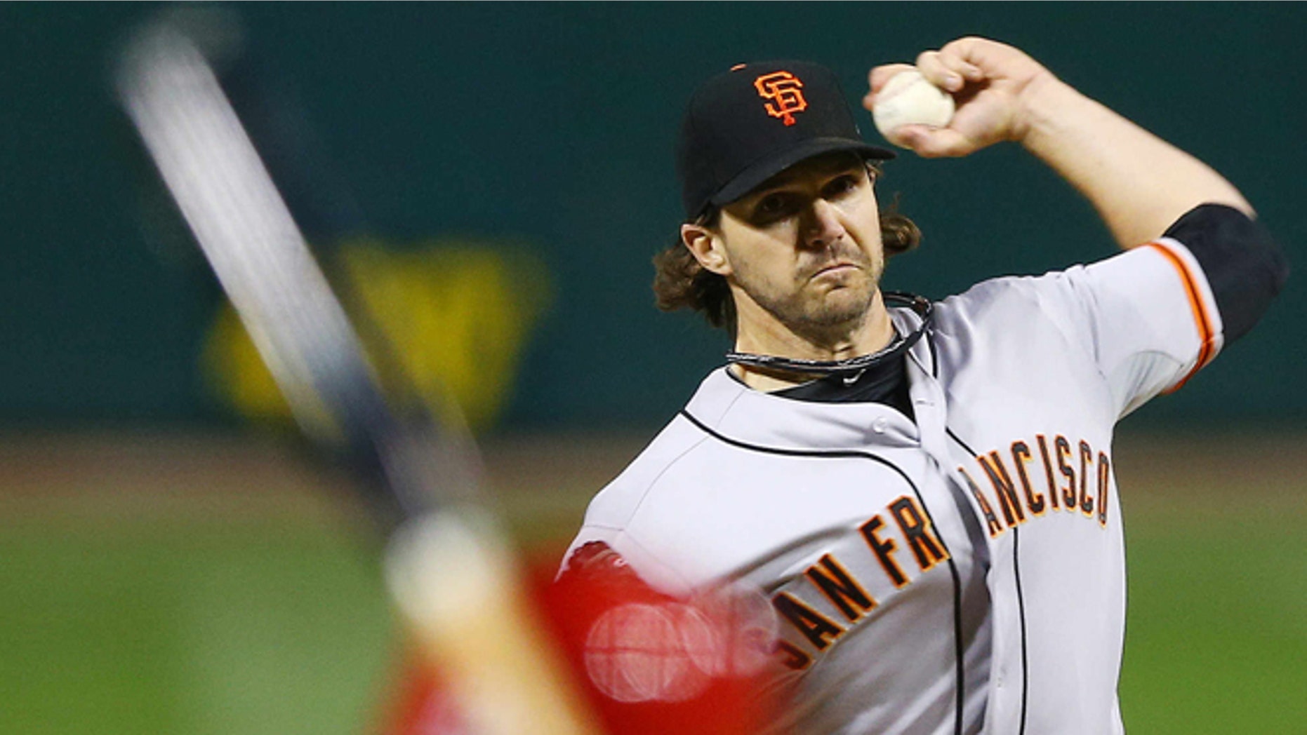 Oct. 20, 2012: San Francisco Giants starting pitcher Barry Zito throws during the first inning of Game 5 of baseball's National League championship series against the St. Louis Cardinals in St. Louis.