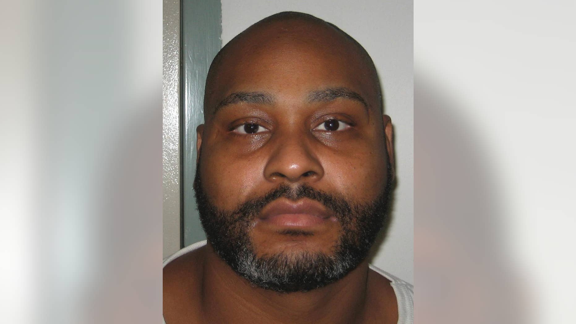 This undated photo provided by the Virginia Department of Corrections shows convicted murderer Ricky Gray who is scheduled to be executed Wednesday evening, Jan. 18, 2017, at the Greensville Correctional Center in Jarratt, Va. Gray is scheduled to be put to death for the murders of 9-year-old Stella Harvey and 4-year-old sister, Ruby, as well as their parents Bryan and Kathryn Harvey in 2006. (Virginia Department of Corrections via AP)