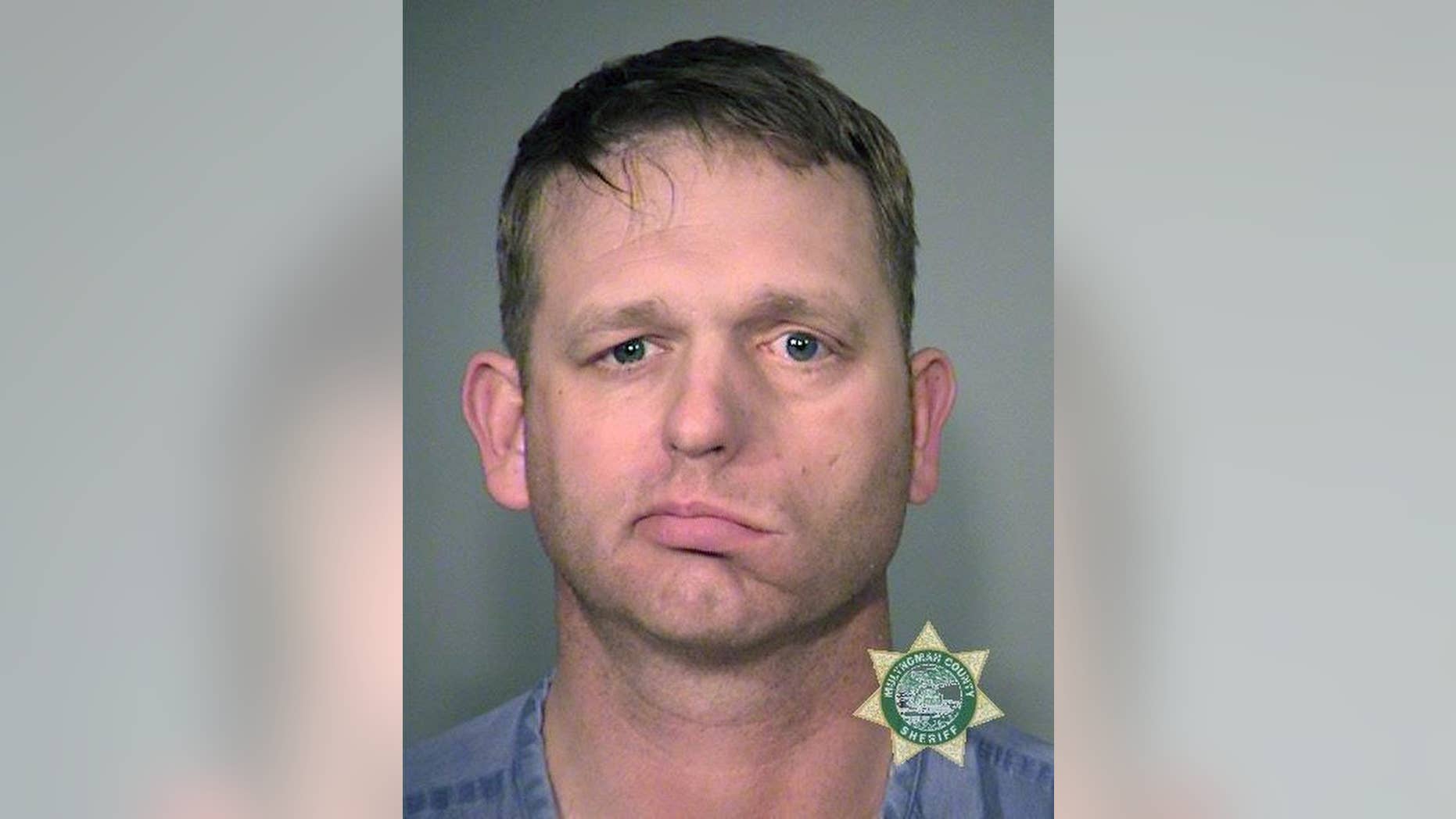 FILE - This Jan. 27, 2016, file photo provided by the Multnomah County Sheriff's Office, shows Ryan Bundy, who is in custody over the armed occupation of an Oregon bird sanctuary. Bundy was involved in an altercation with deputies in Portland, Ore., Tuesday, Aug. 9, 2016, when he refused to be handcuffed for transport. (Multnomah County Sheriff via AP, file)