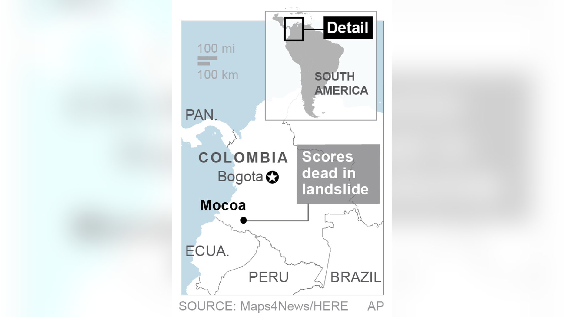 A grim search for the missing resumes at dawn in southern Colombia.