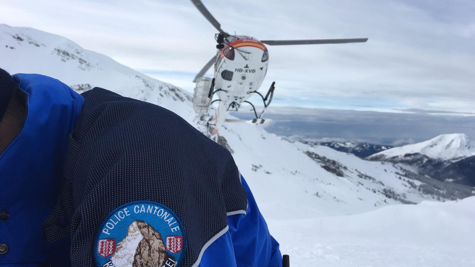 Hikers were reported missing after they were swept away by an avalanche in Switzerland.