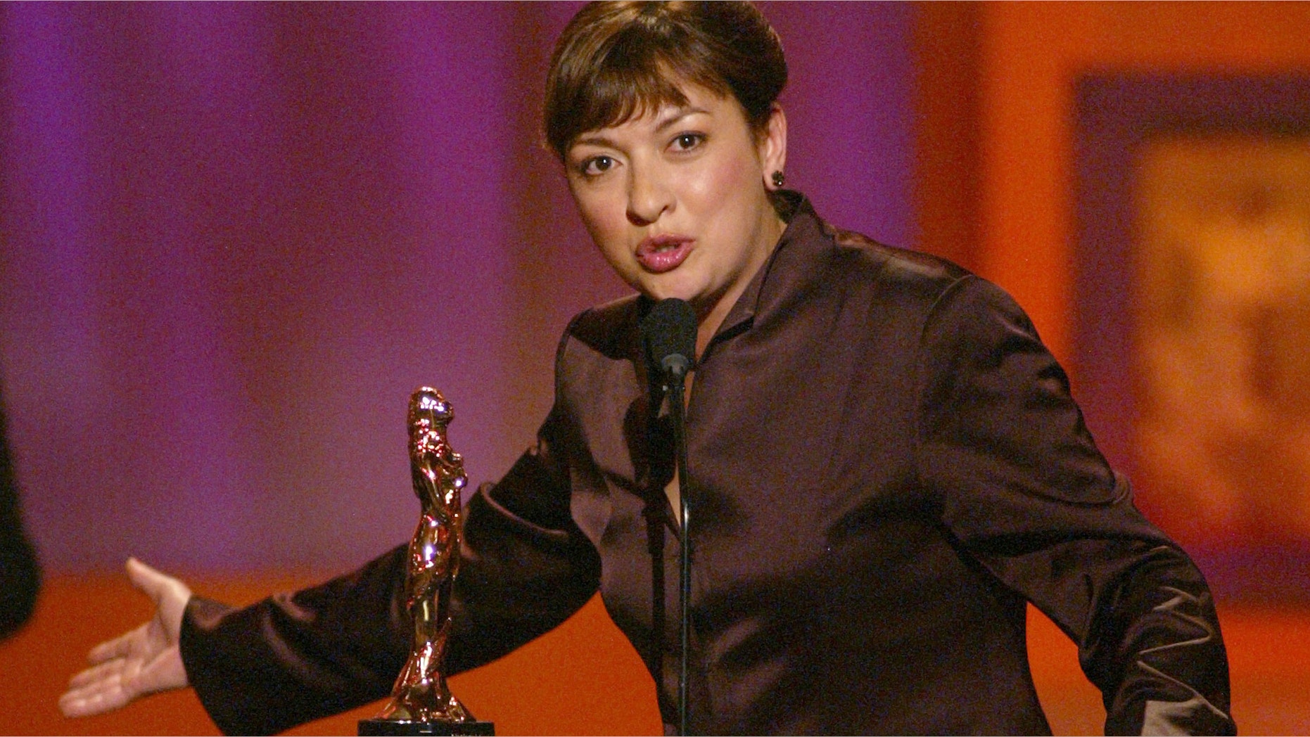 Elizabeth Pena at "The 2002 ALMA Awards" at the Shrine Auditorium in Los Angeles, Ca. Saturday, May 18, 2002. Photo by Kevin Winter/ABC/ImageDirect.