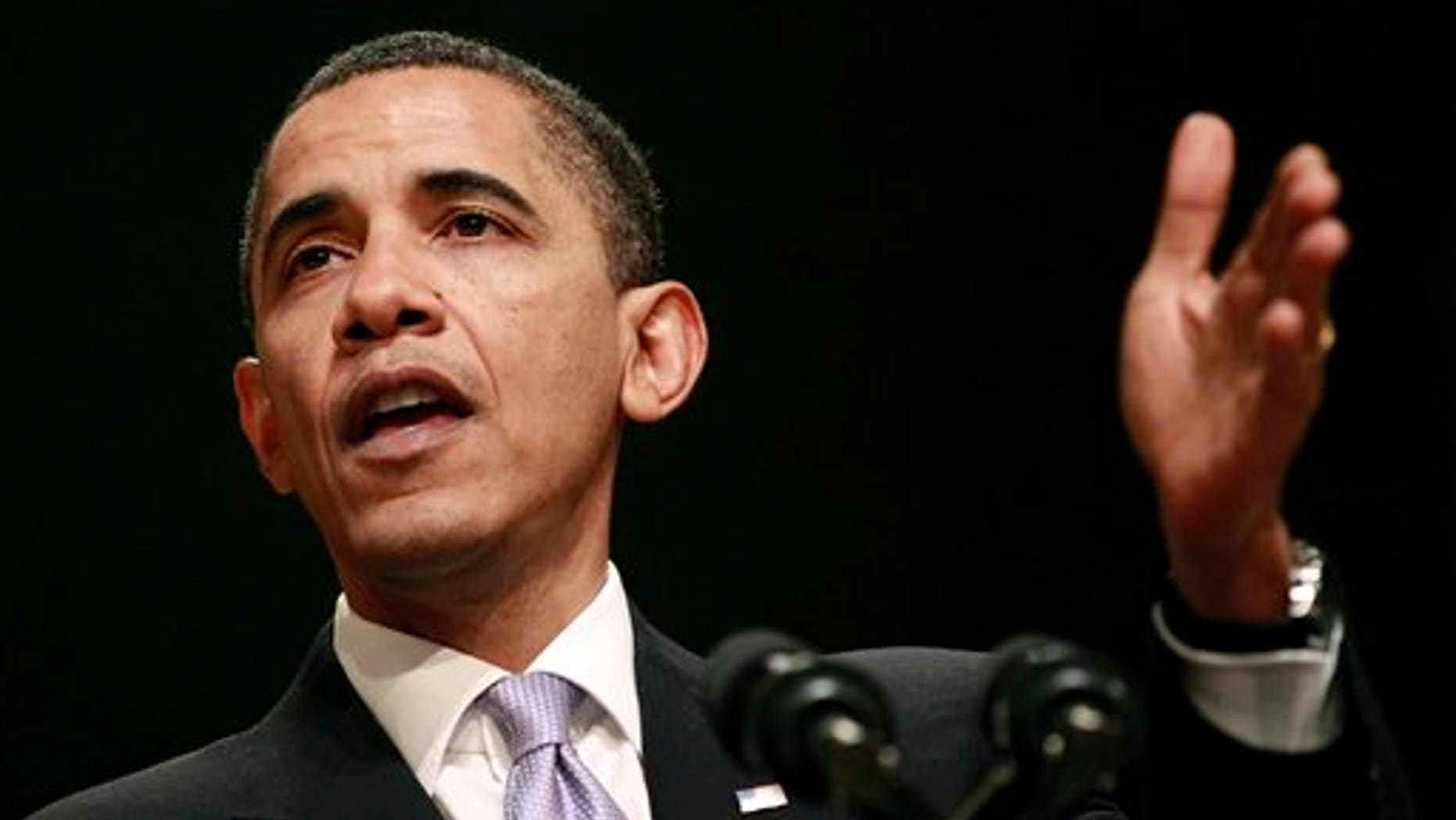 Thursday: President Obama speaks at a Democratic National Committee fundraiser at the Arsht Center for the Performing Arts in Miami. (AP Photo)