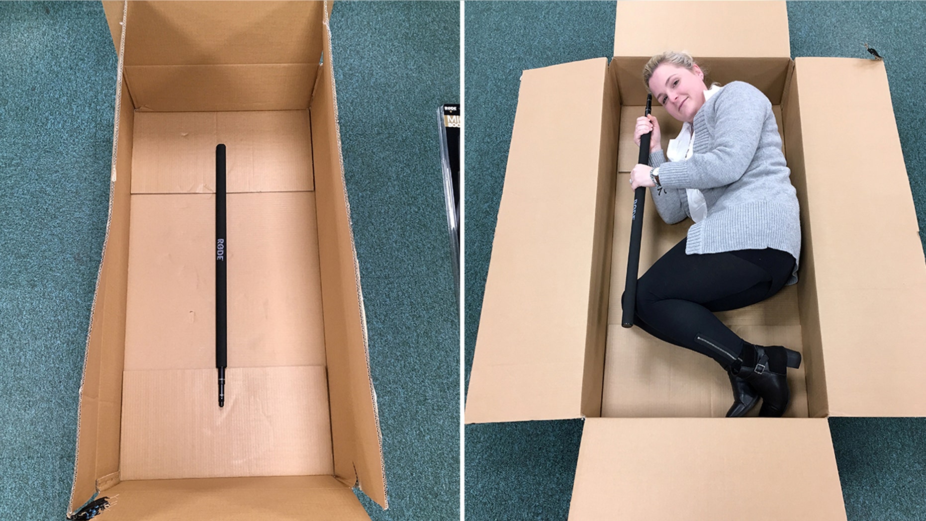 A woman was shocked by the size of box Amazon used for her tiny product.