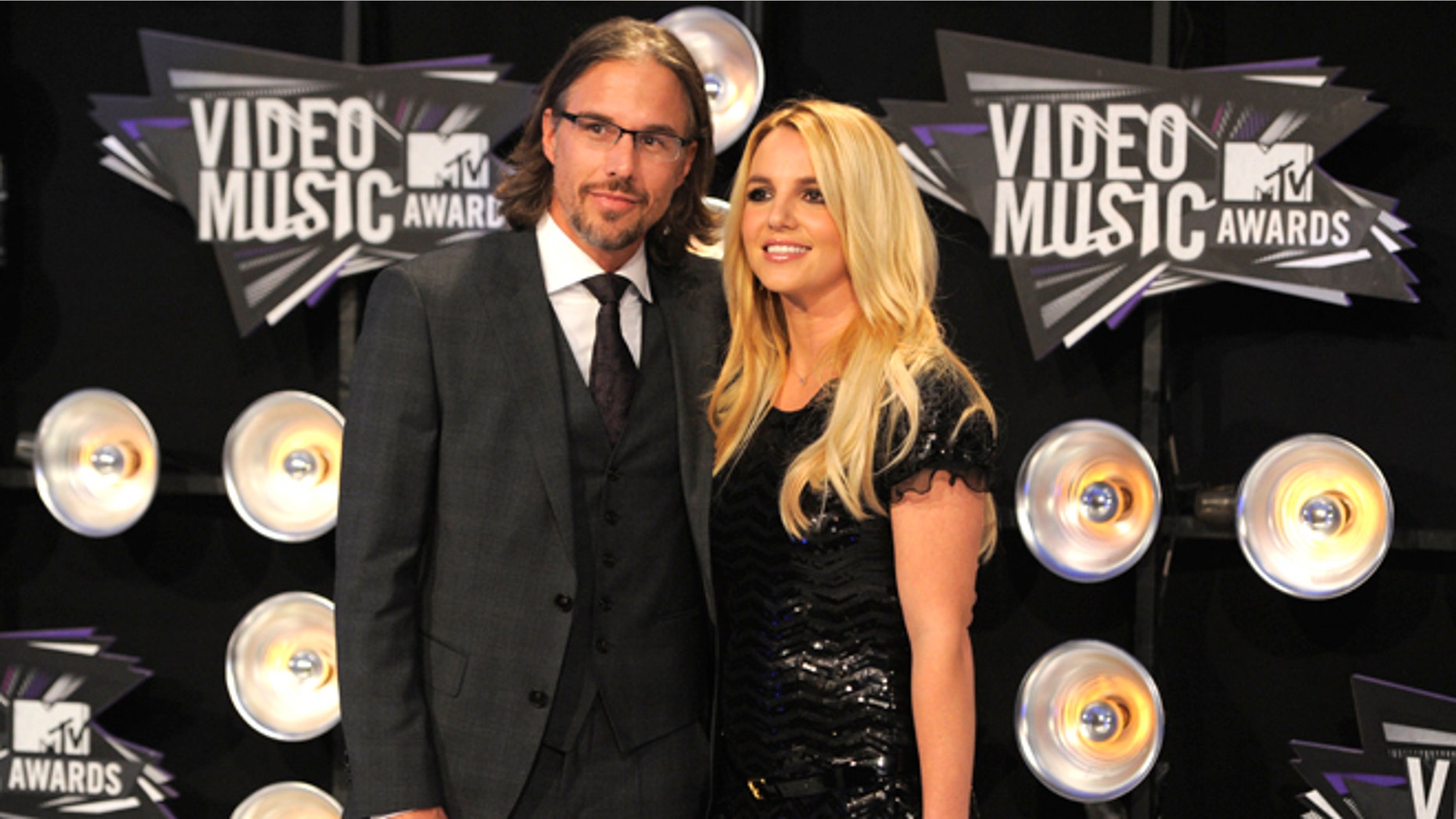 Aug. 28, 2011: In this file photo, Jason Trawick and Britney Spears arrive at the MTV Video Music Awards in Los Angeles.