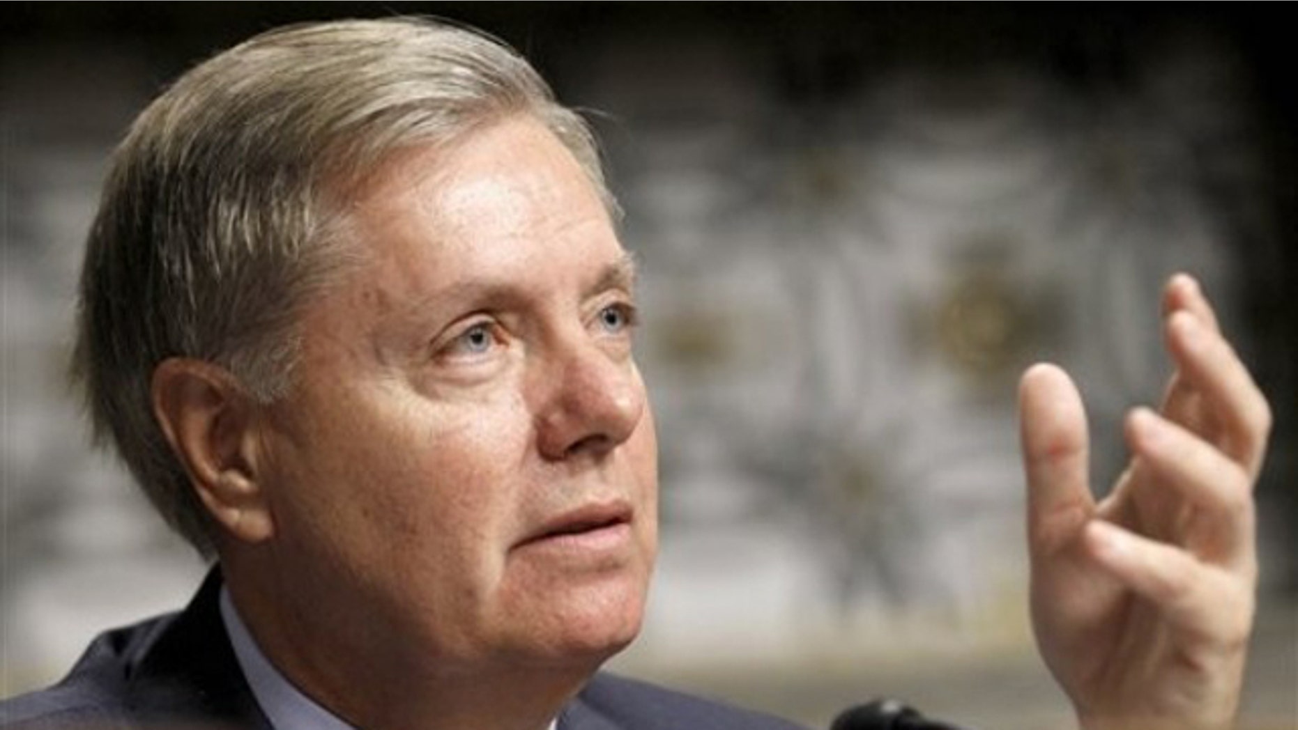 FILE: Dec. 2, 2010: Sen. Lindsey Graham, R-S.C., speaks on Capitol Hill, in Washington, D.C.
