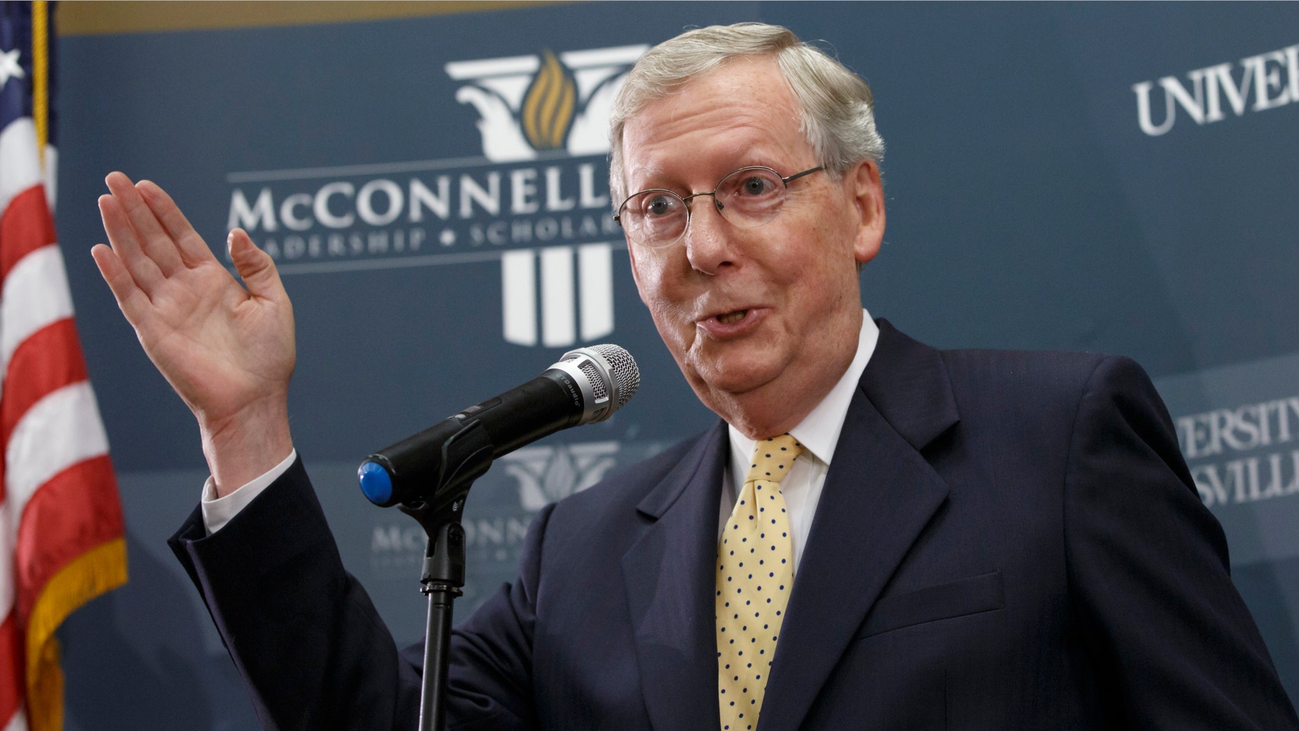 Sen. Mitch McConnell in Louisville, Ky., Wednesday, Nov. 5, 2014.